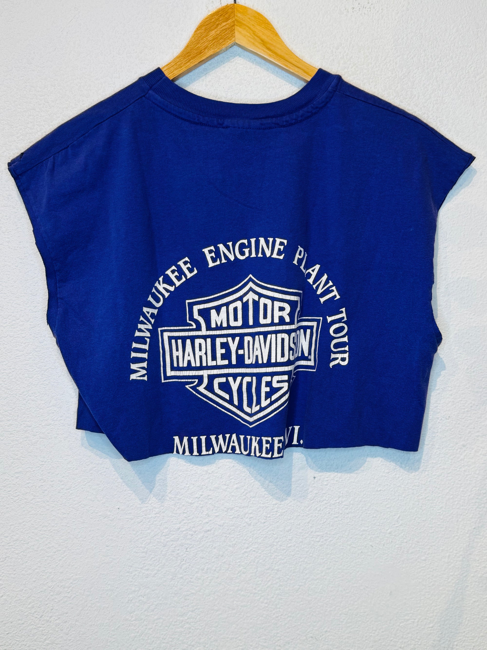 Full Color Harley Vintage Crop Tank