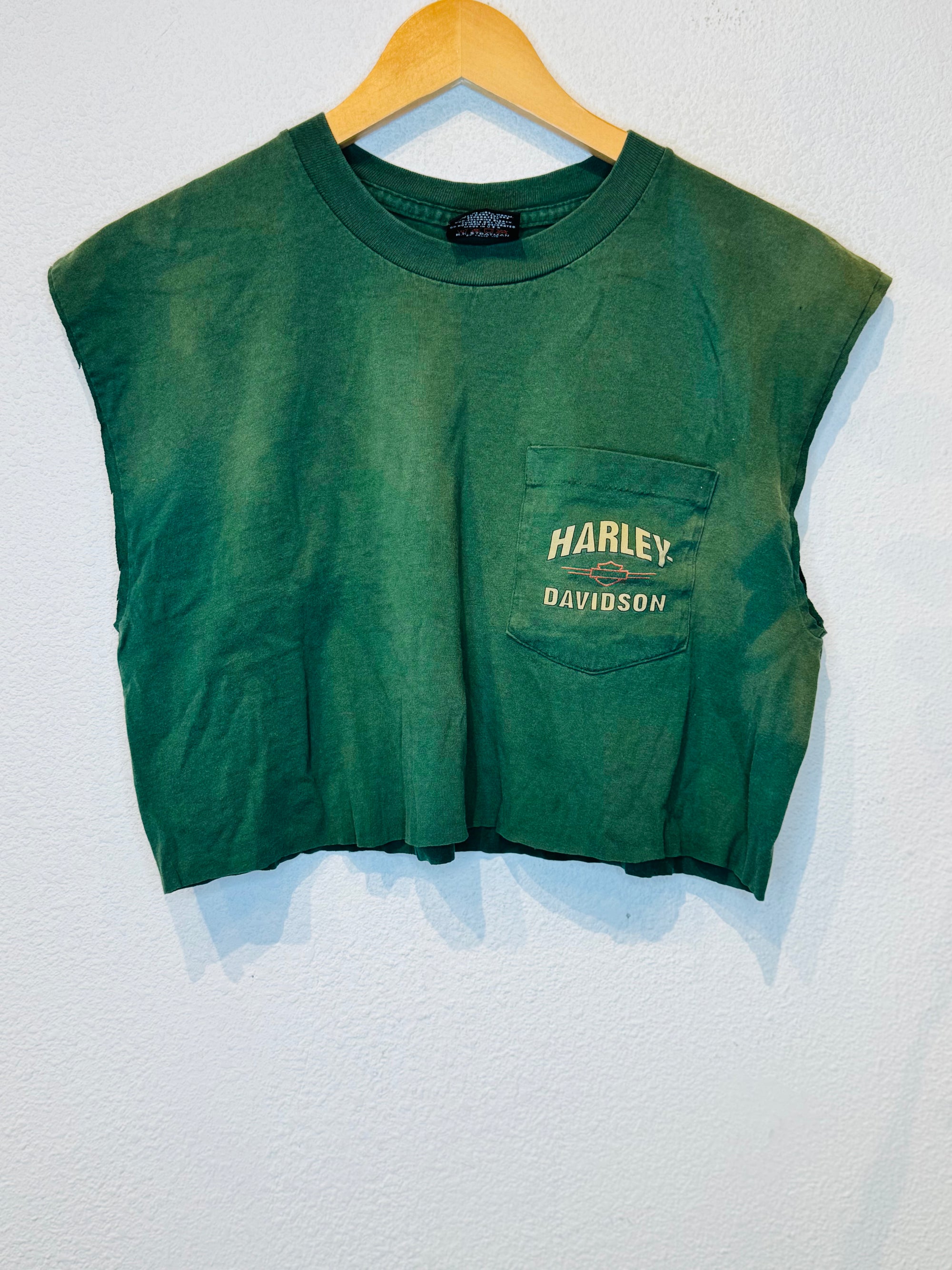 Dallas Harley Vintage Crop Tank