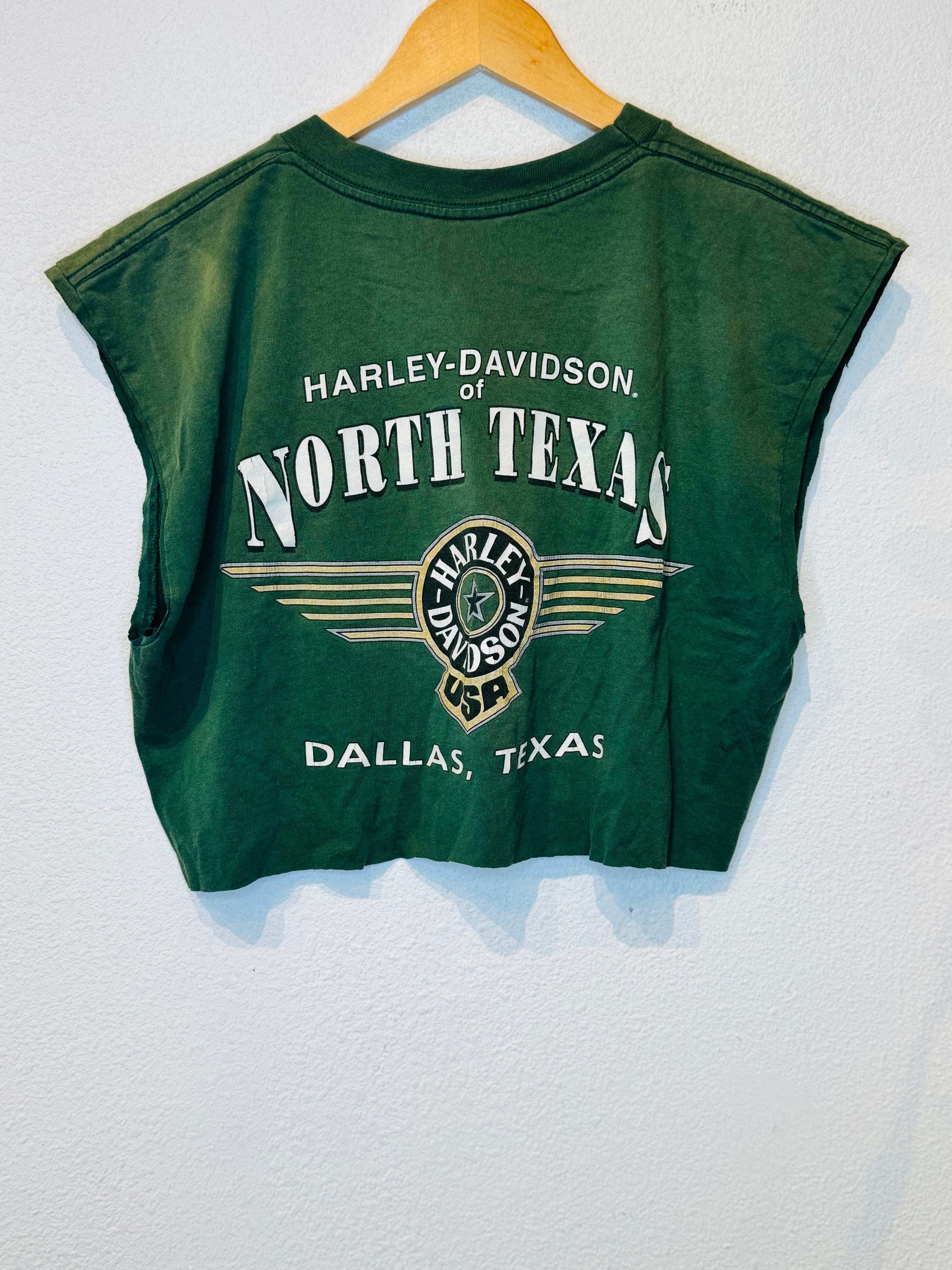 Dallas Harley Vintage Crop Tank