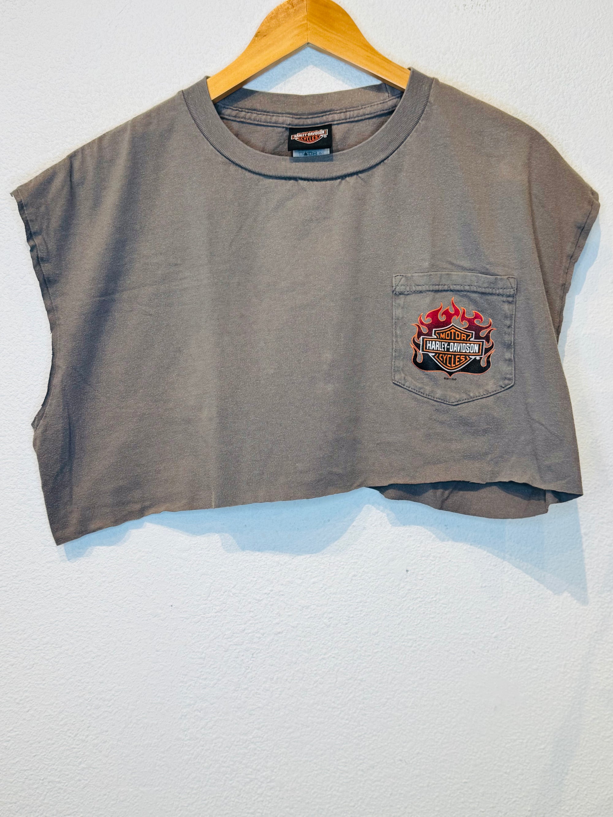 Taiwan Harley Vintage Crop Tank