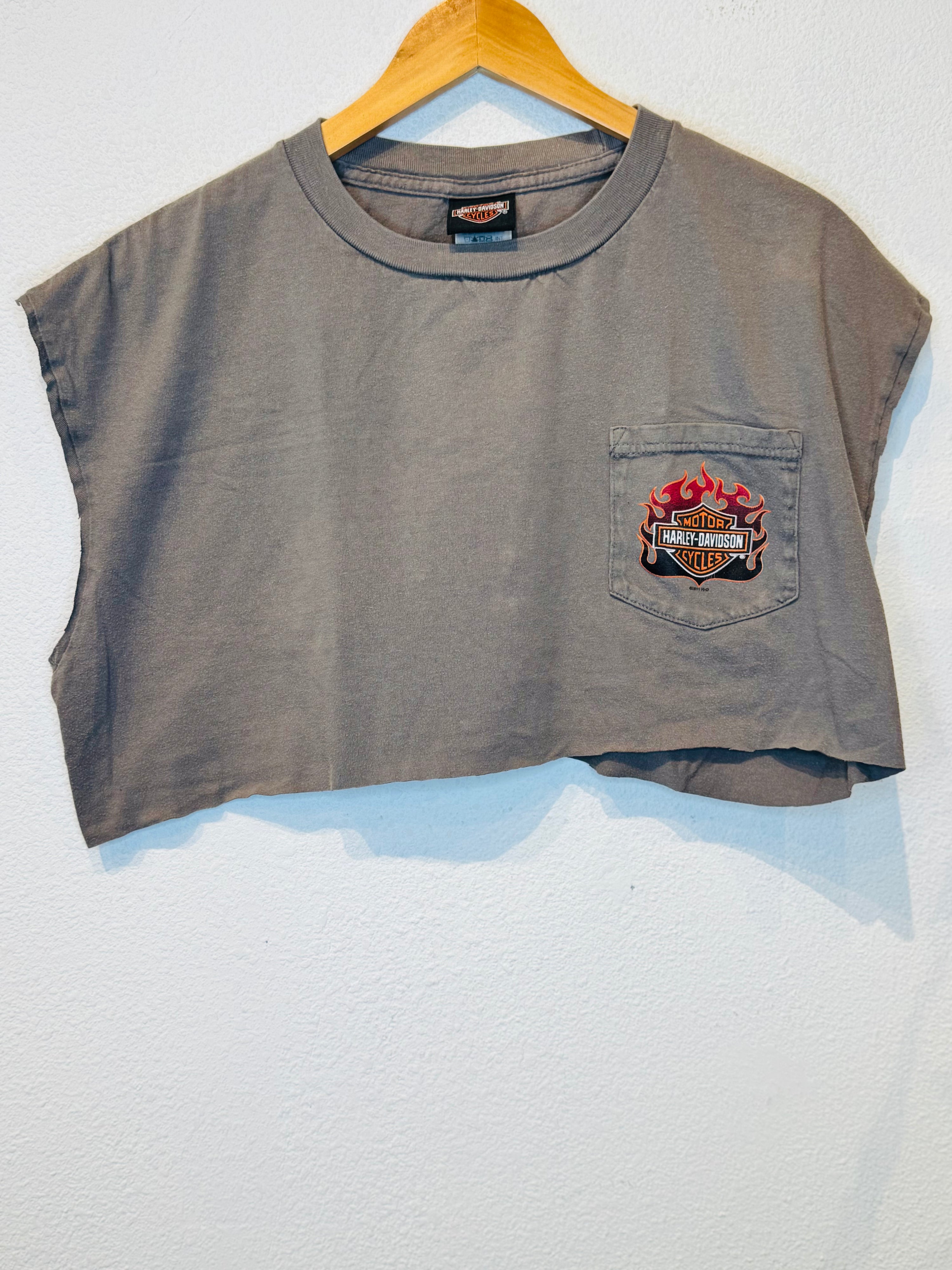 Taiwan Harley Vintage Crop Tank