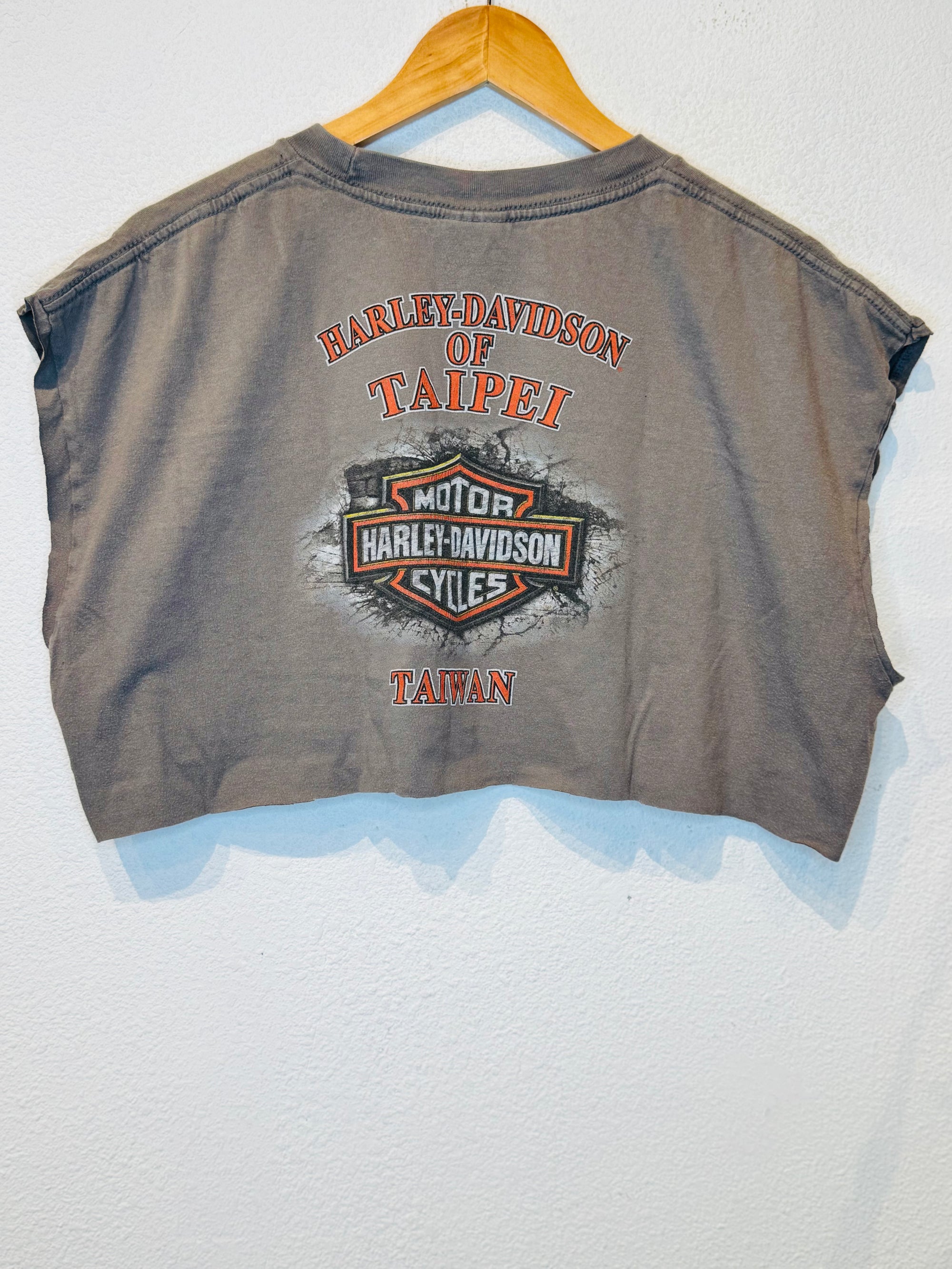 Taiwan Harley Vintage Crop Tank