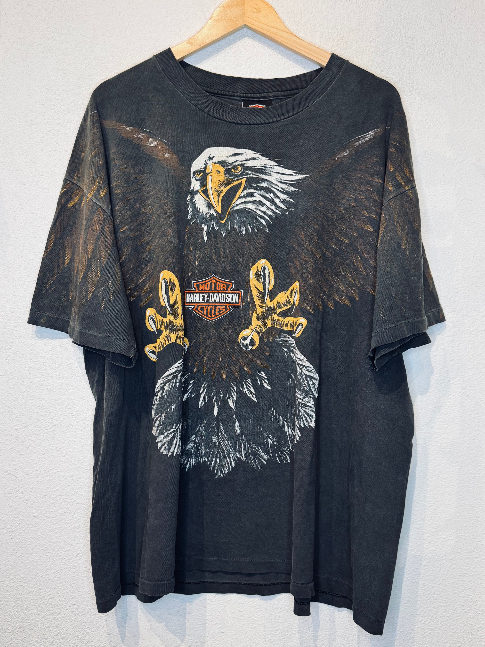 All Over Eagle Harley Vintage Tee