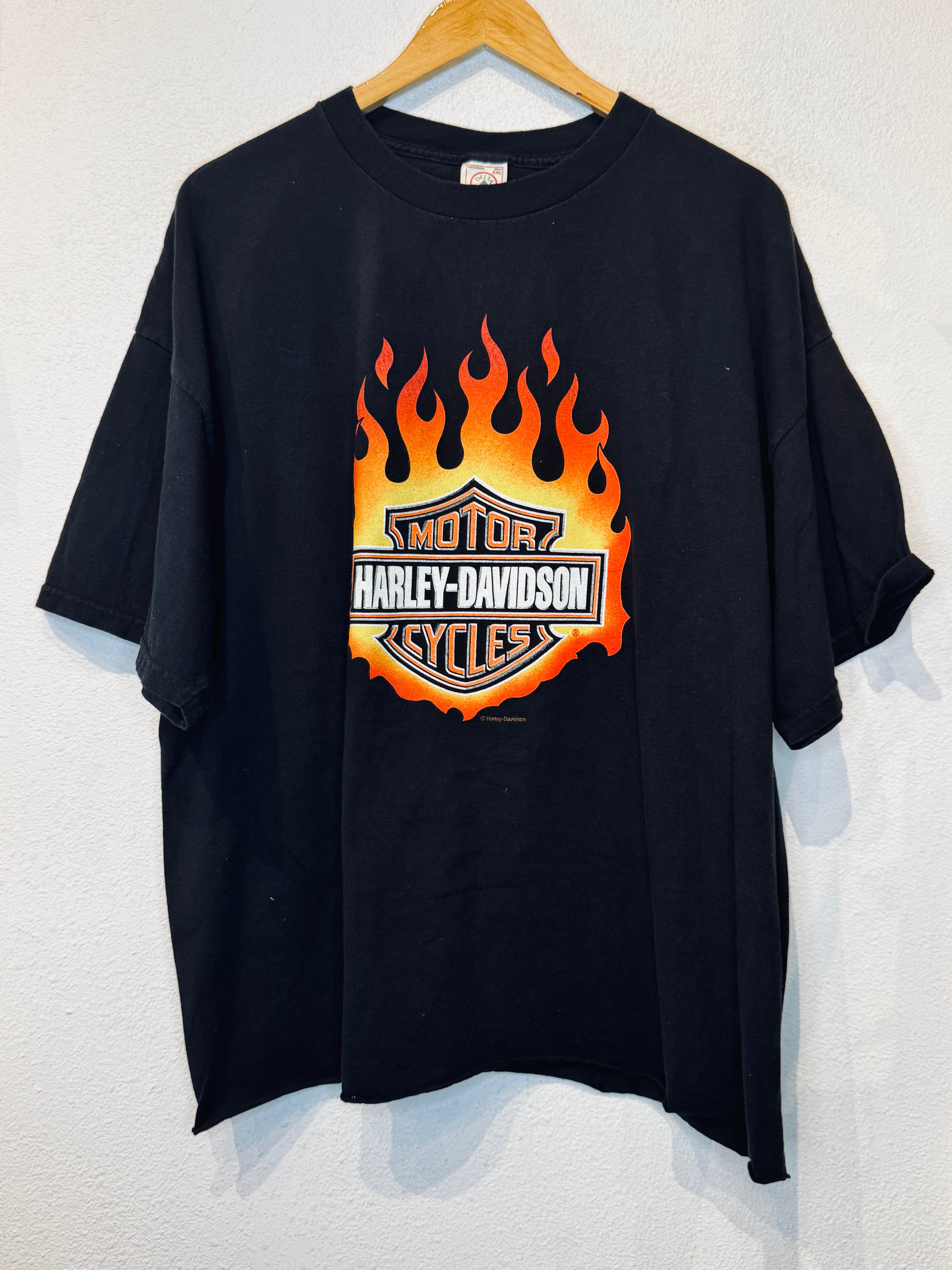 Flame Harley Vintage Tee