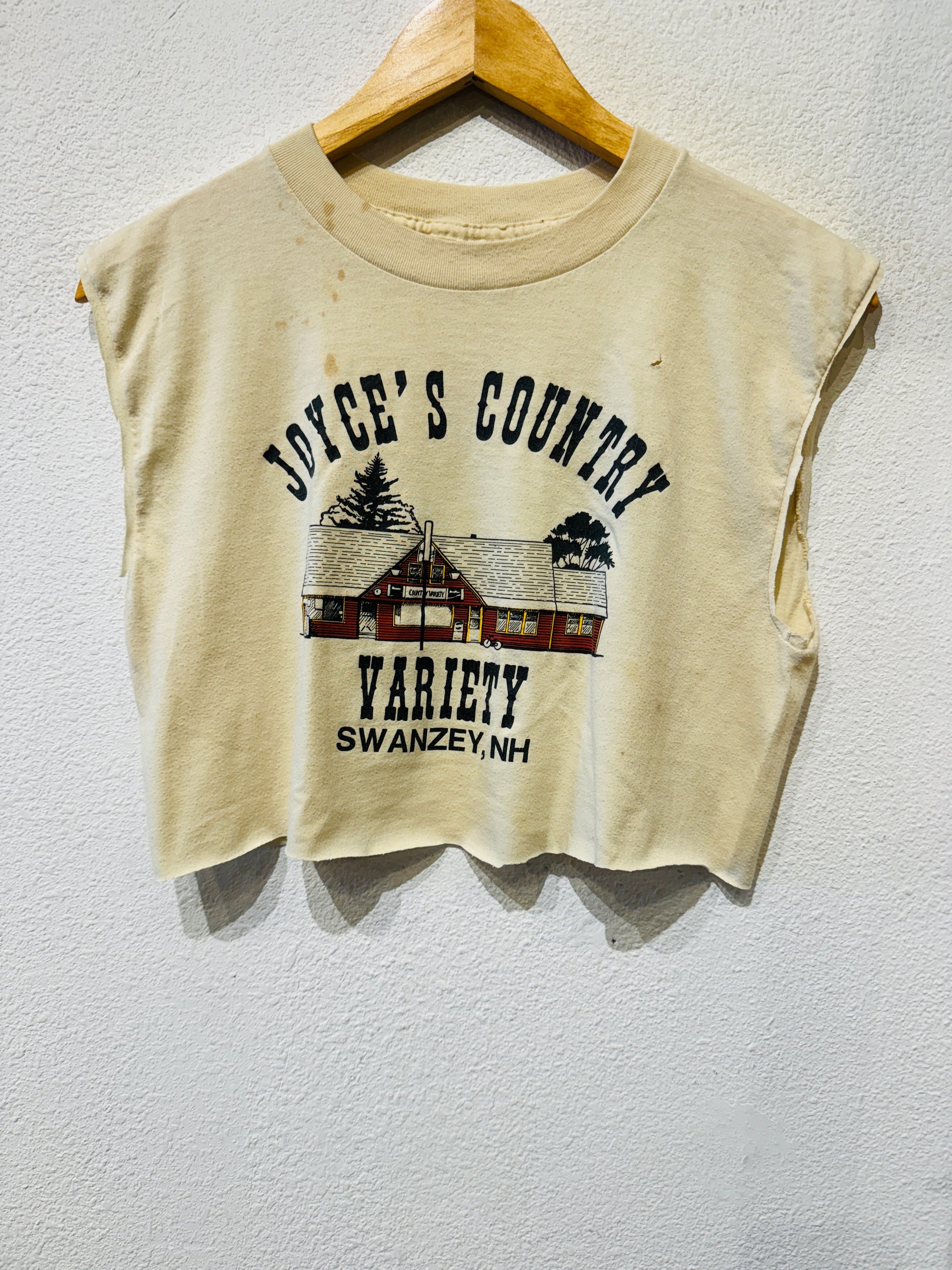 Country Variety Vintage Crop Tank