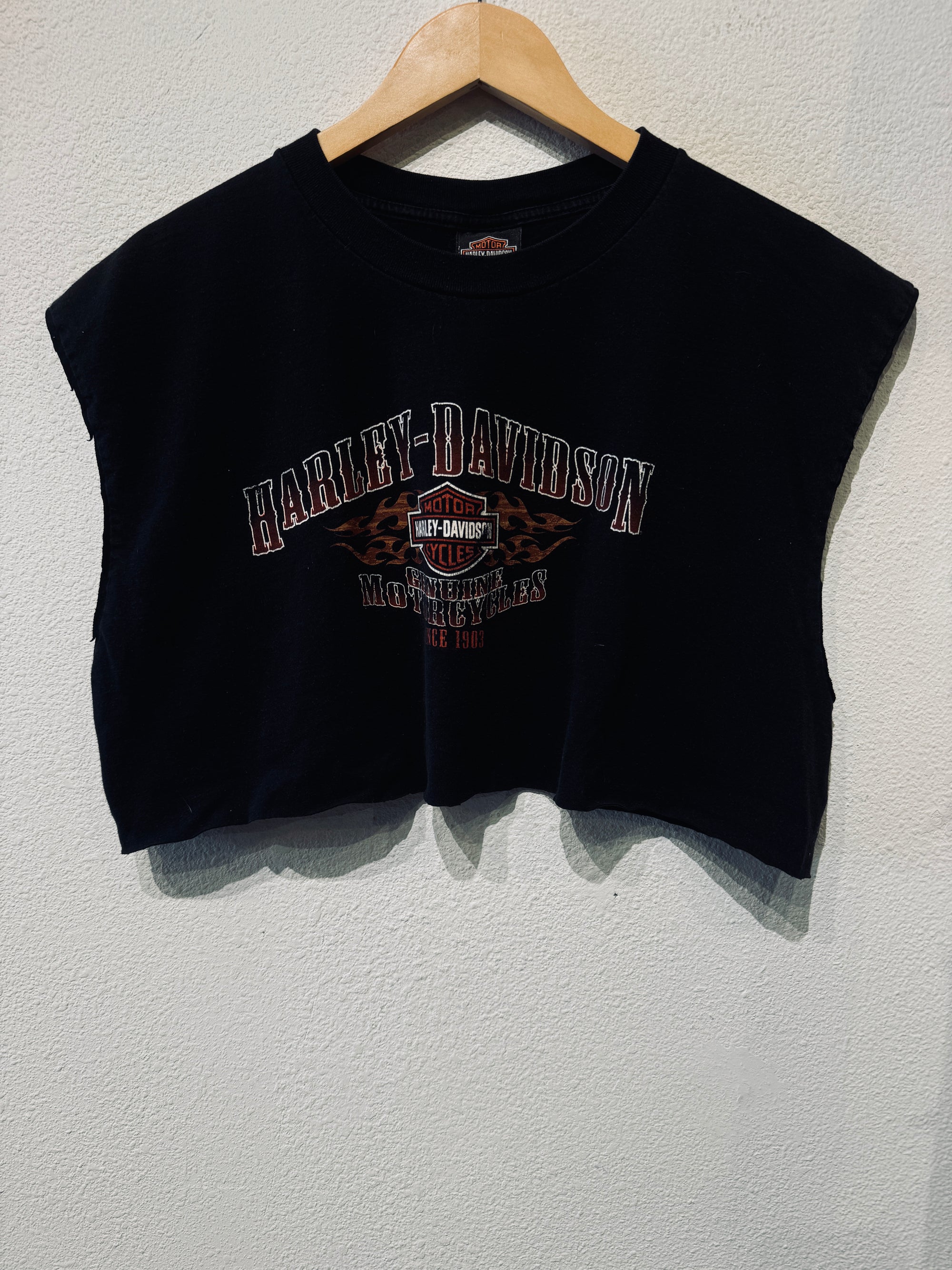 North County Harley Vintage Crop Tank