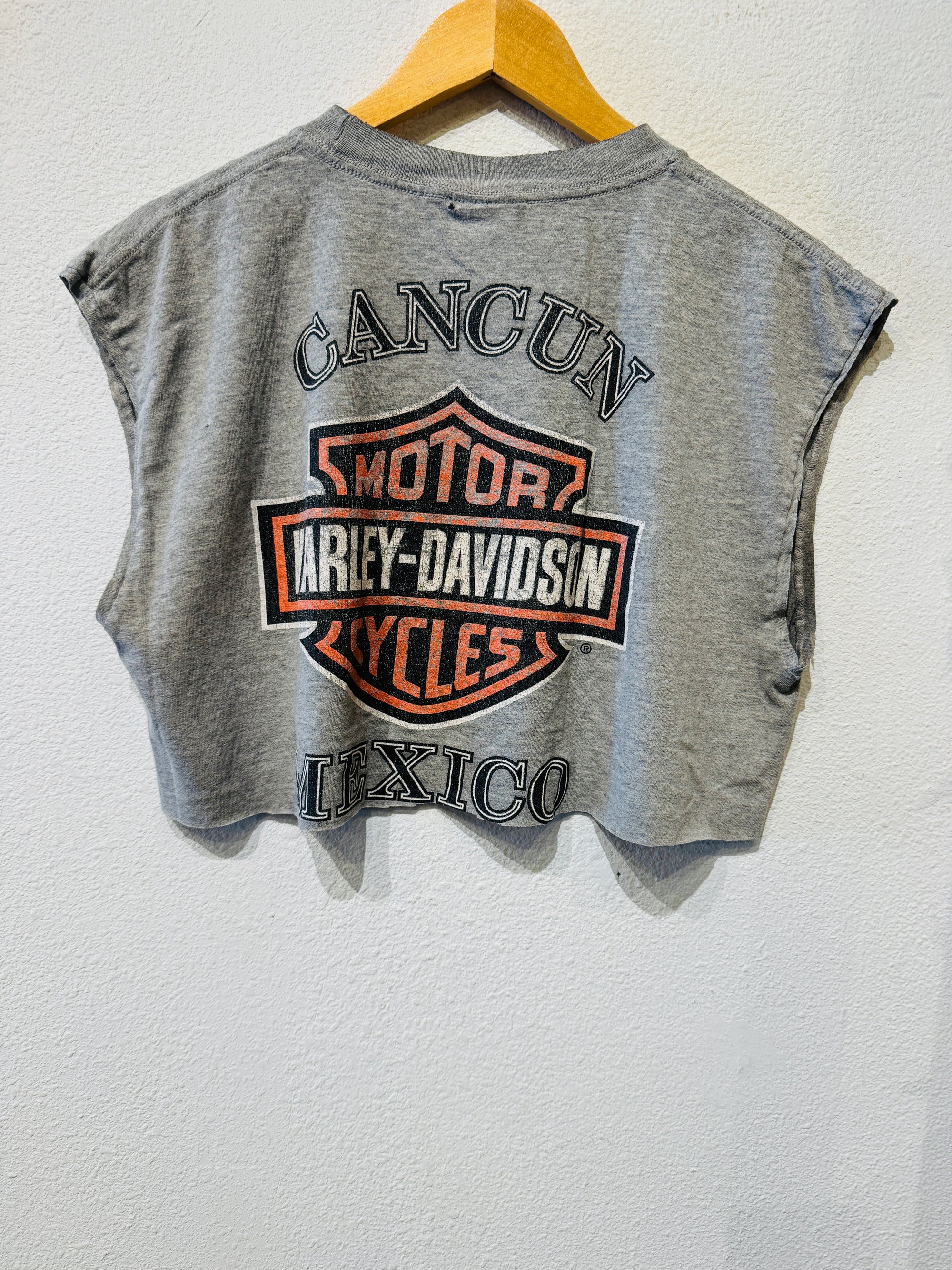 Cancun Harley Vintage Crop Tank