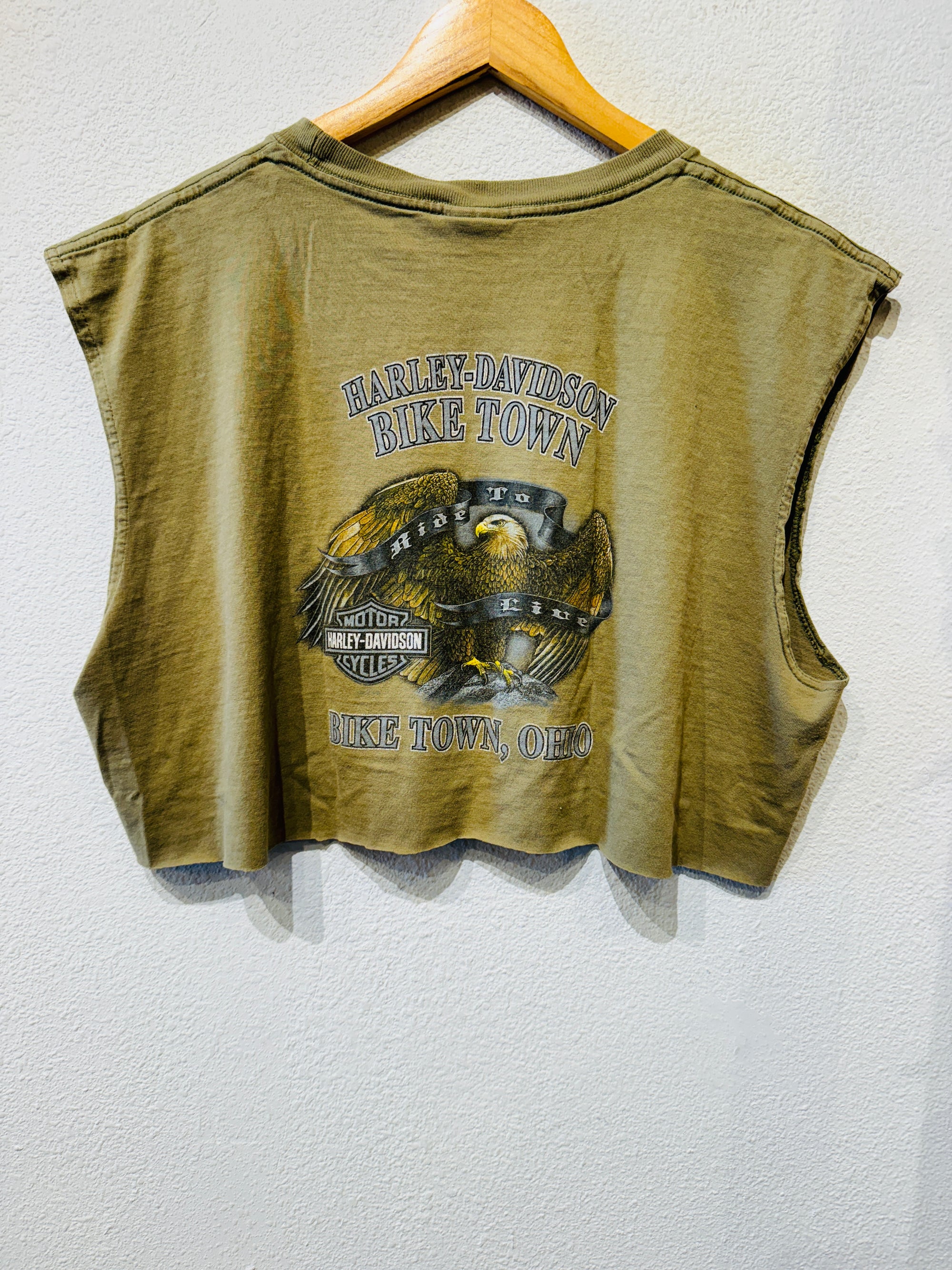 Bike Town Harley Vintage Crop Tank