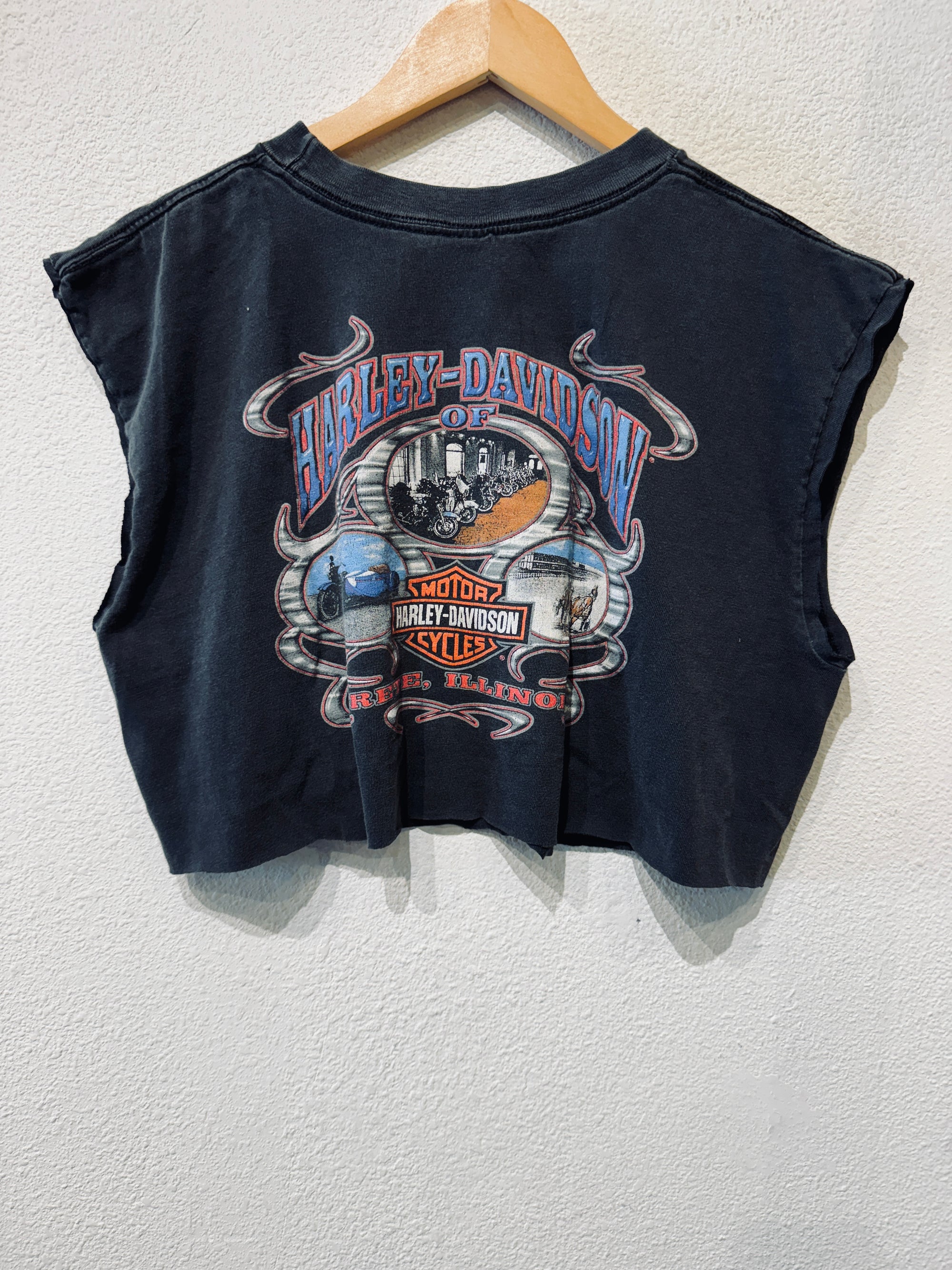 Crete Harley Vintage Crop Tank