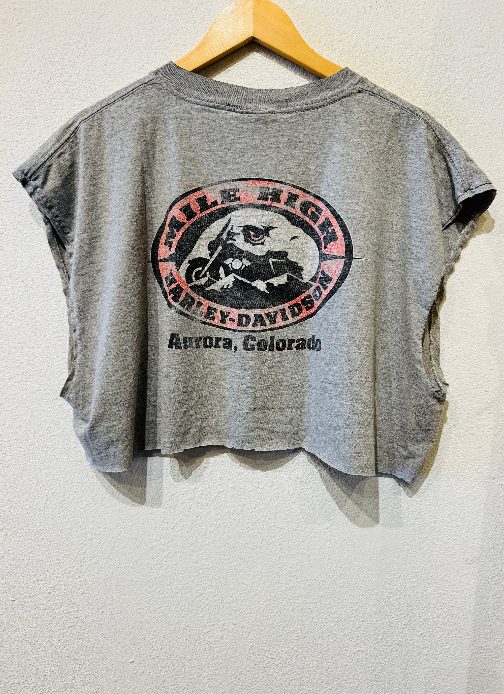 Mile High Harley Vintage Crop Tank