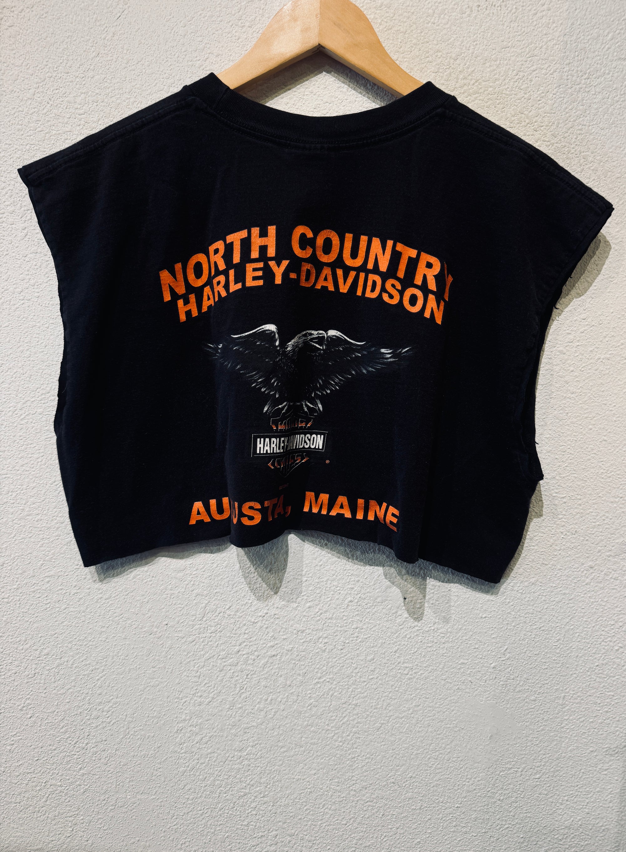 North County Harley Vintage Crop Tank