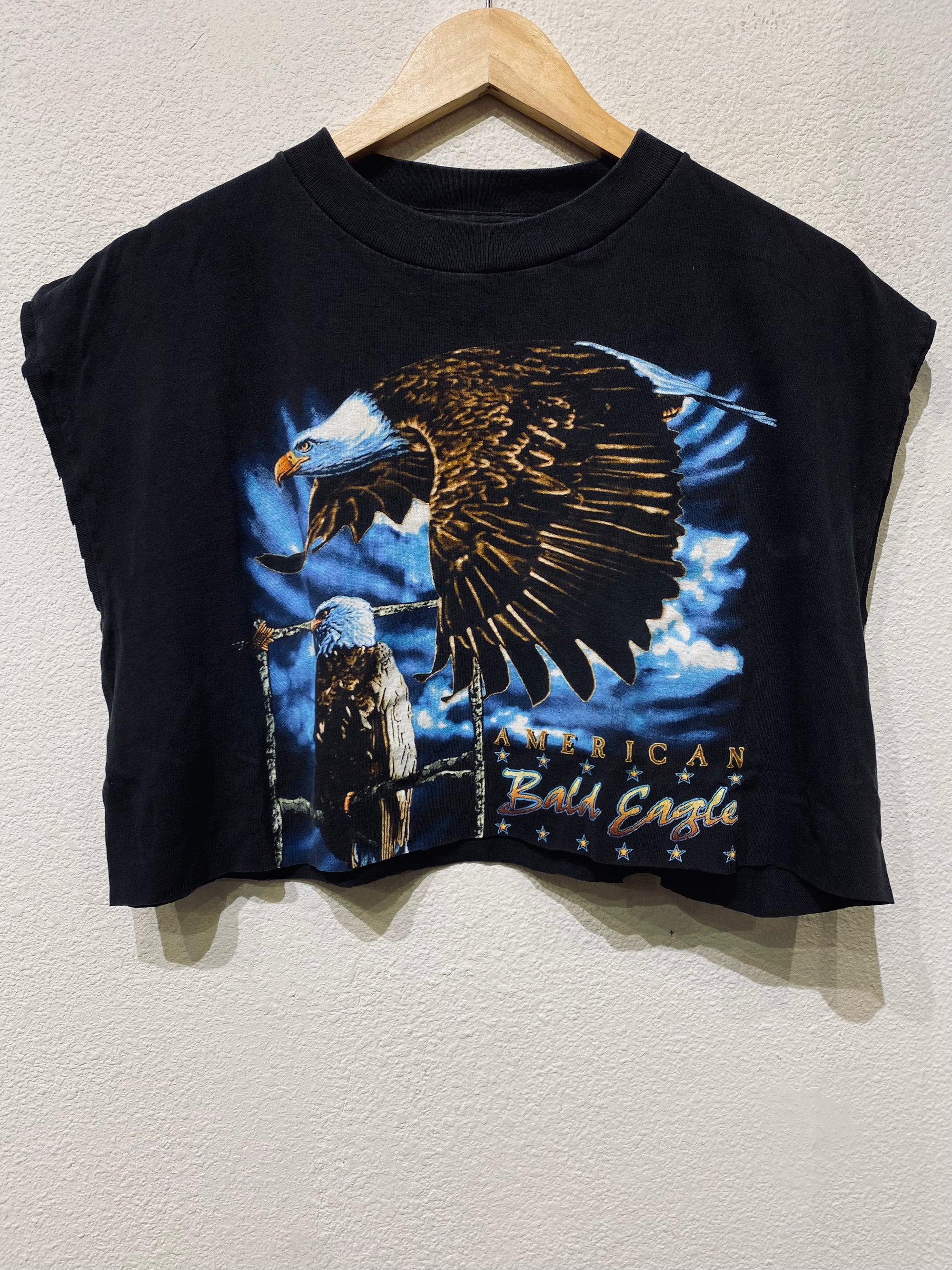 Bald Eagle Vintage Crop Tank