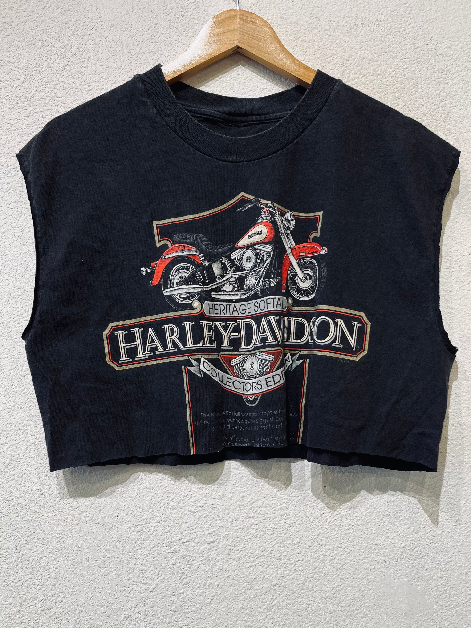 Softail Harley Vintage Crop Tank