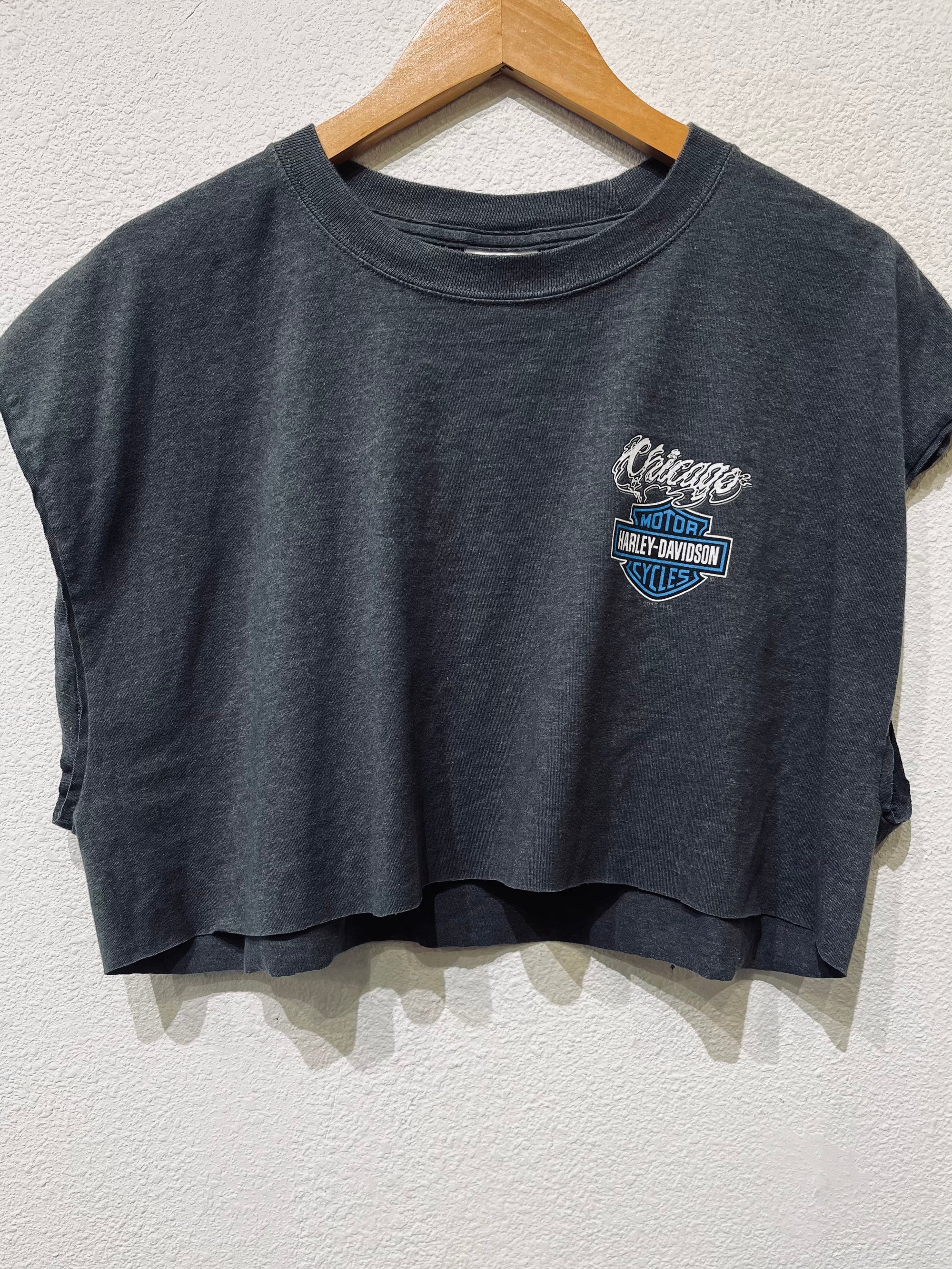 Chicago Harley Vintage Crop Tank