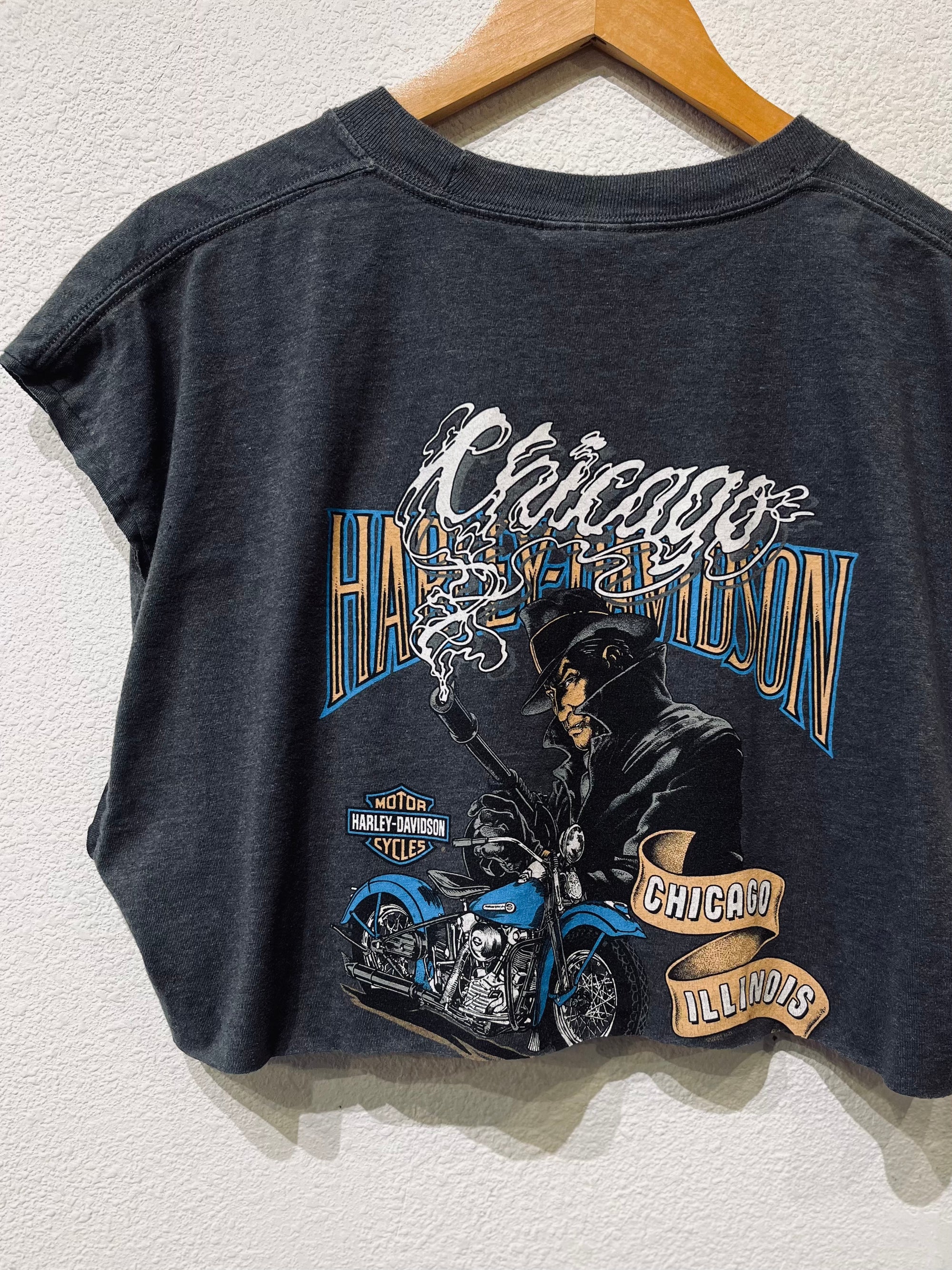 Chicago Harley Vintage Crop Tank