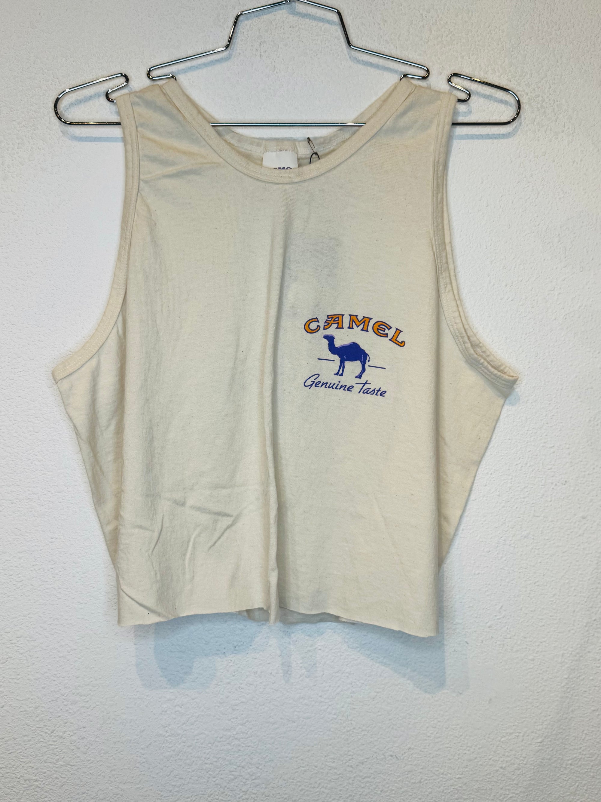 Camel Vintage Crop Tank