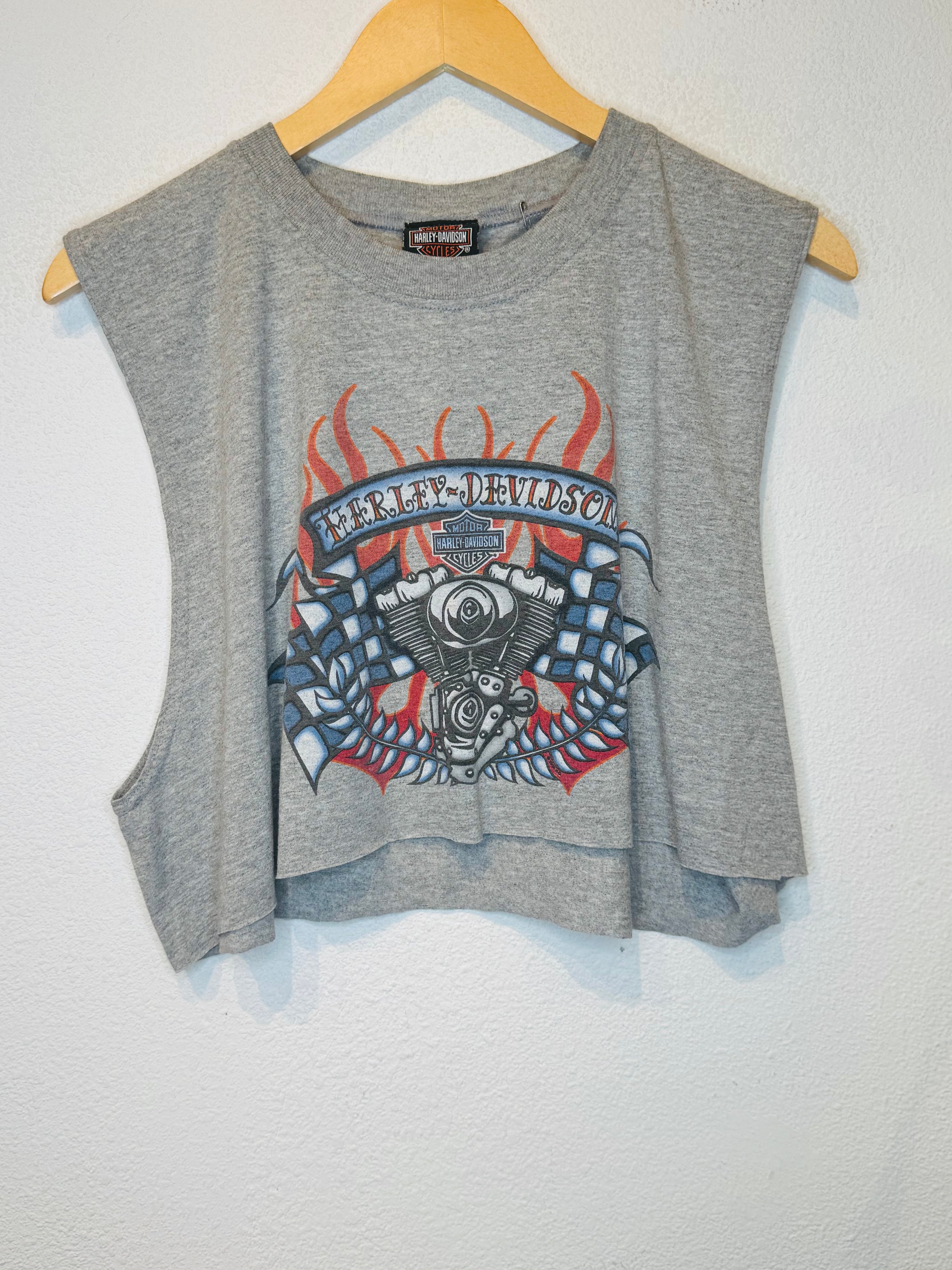 Virginia Beach Harley Vintage Crop Tank