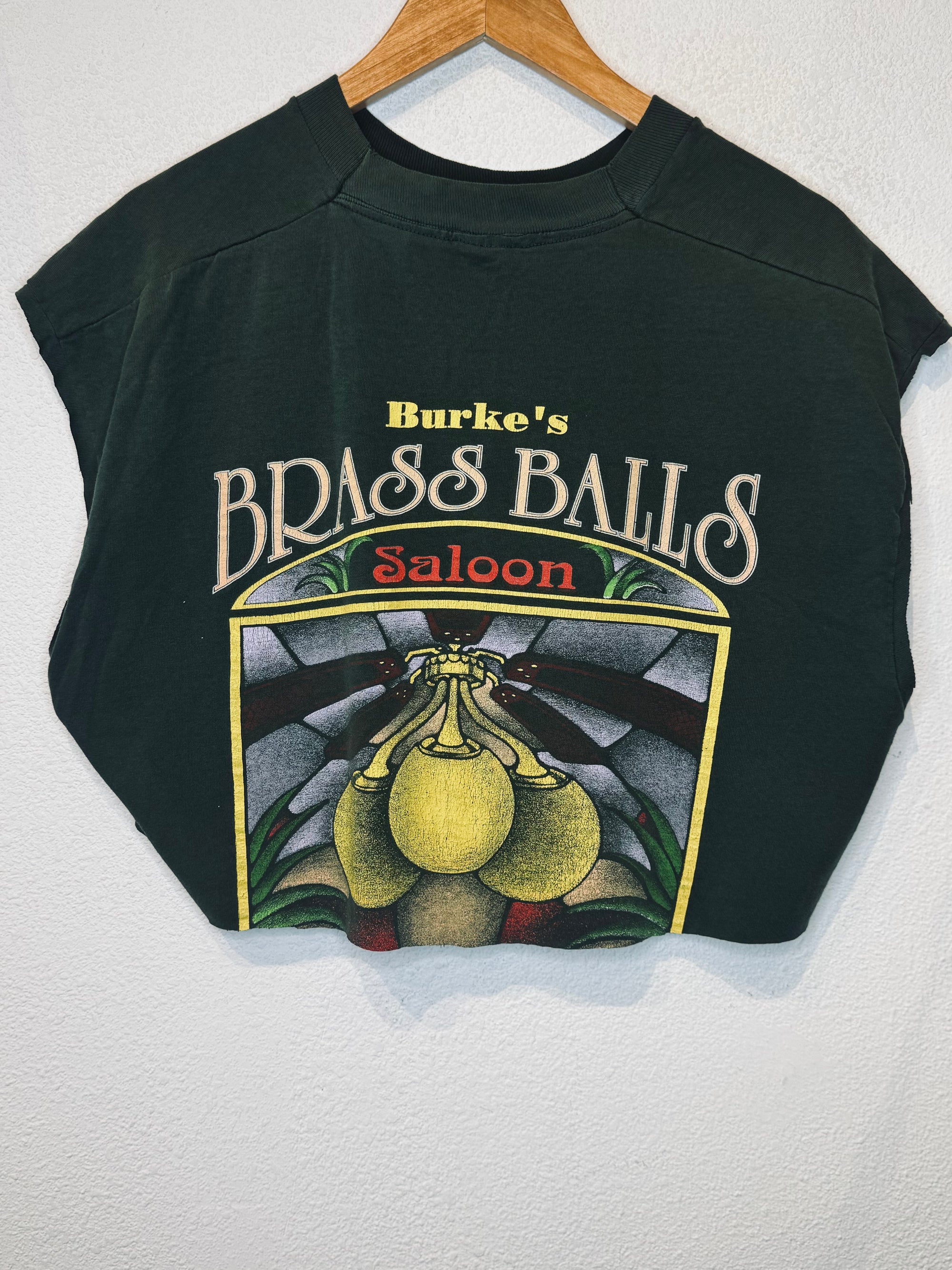 Brass Balls Vintage Crop Tank