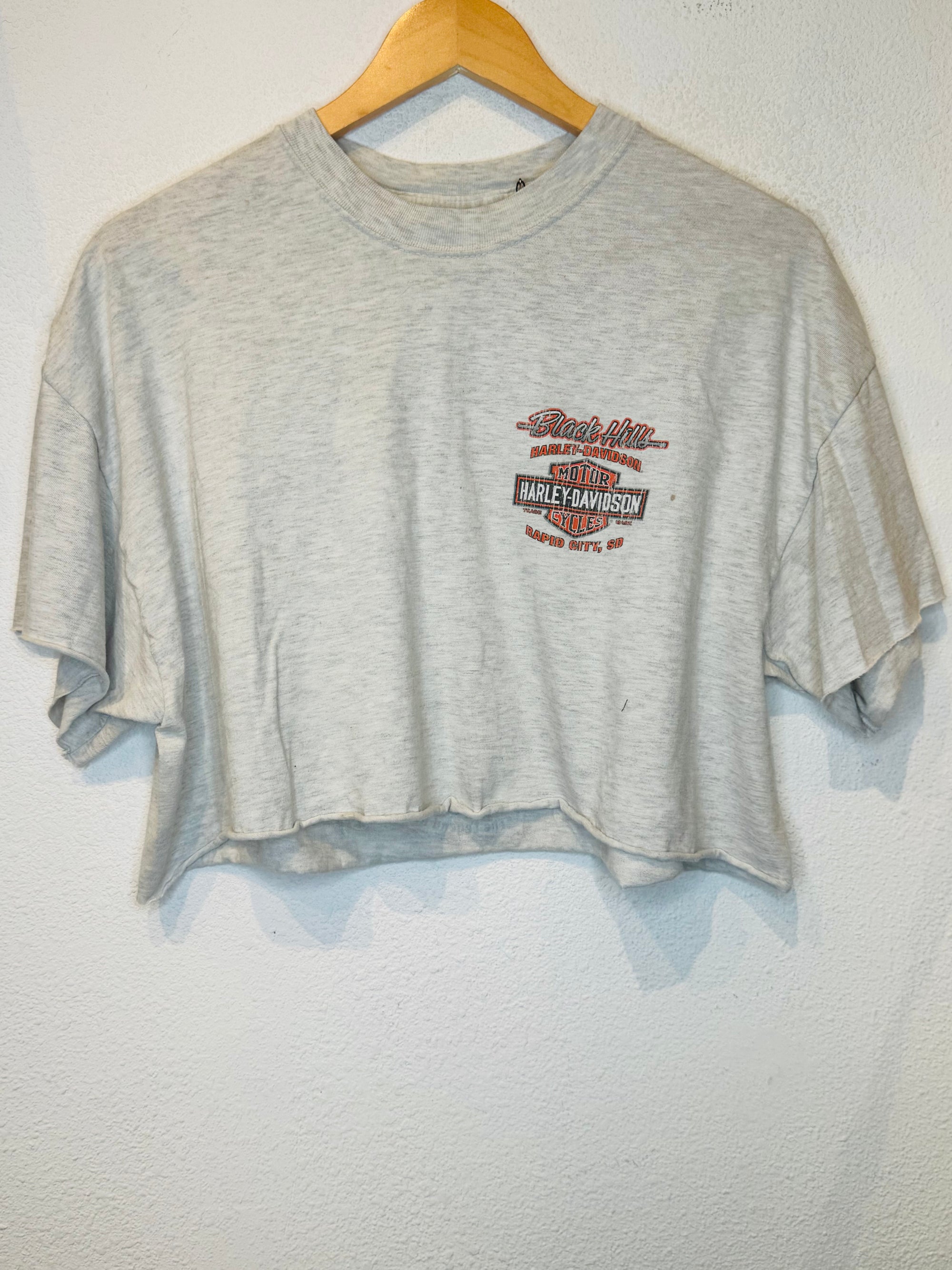 Rapid City Harley Vintage Crop Tee