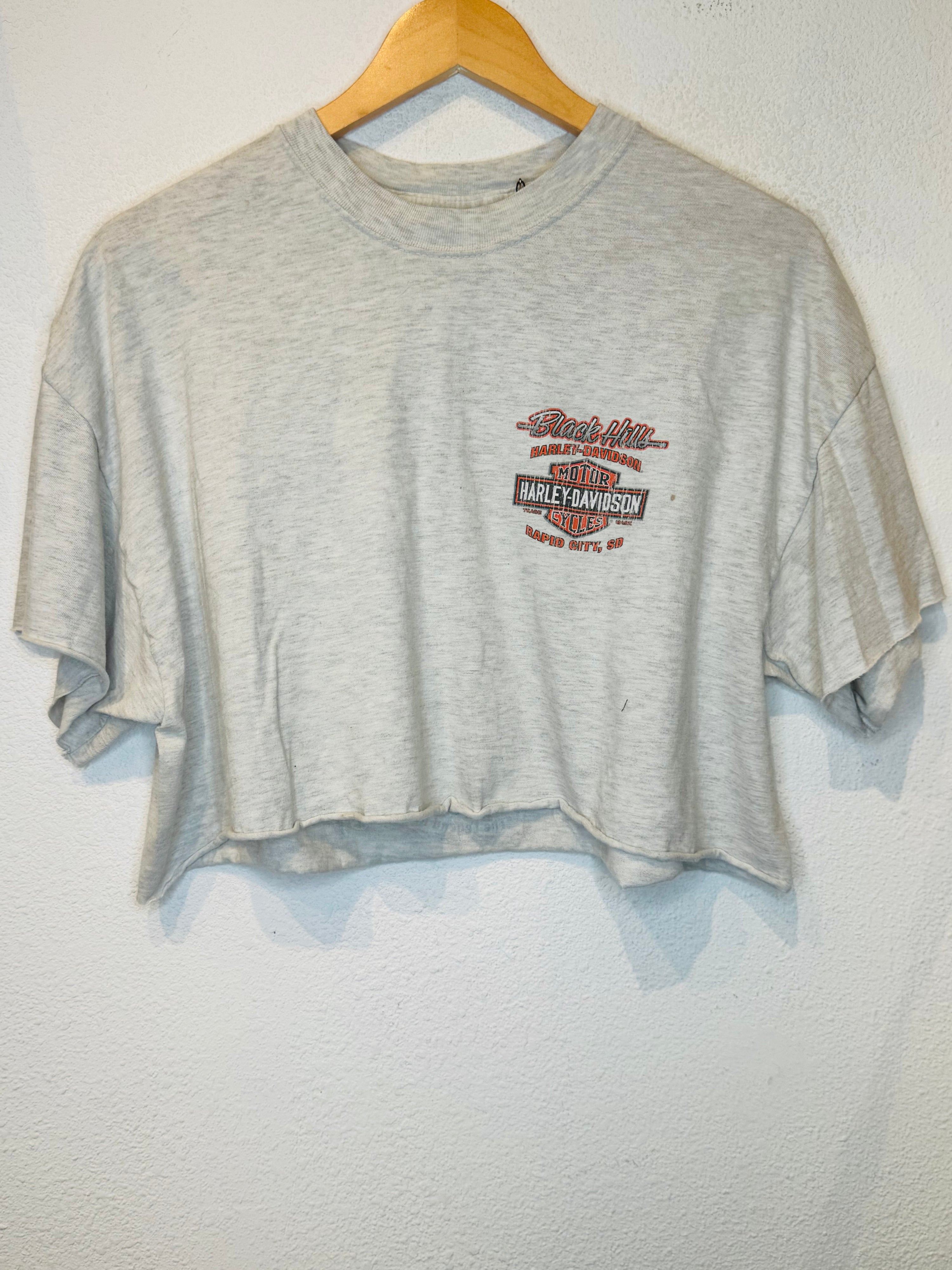Rapid City Harley Vintage Crop Tee