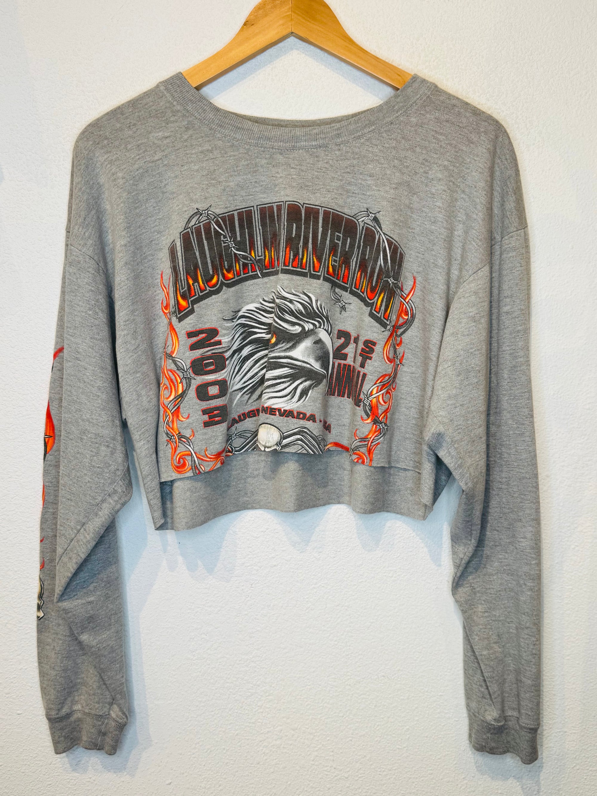 Laughlin River Run Vintage Crop Long Sleeve