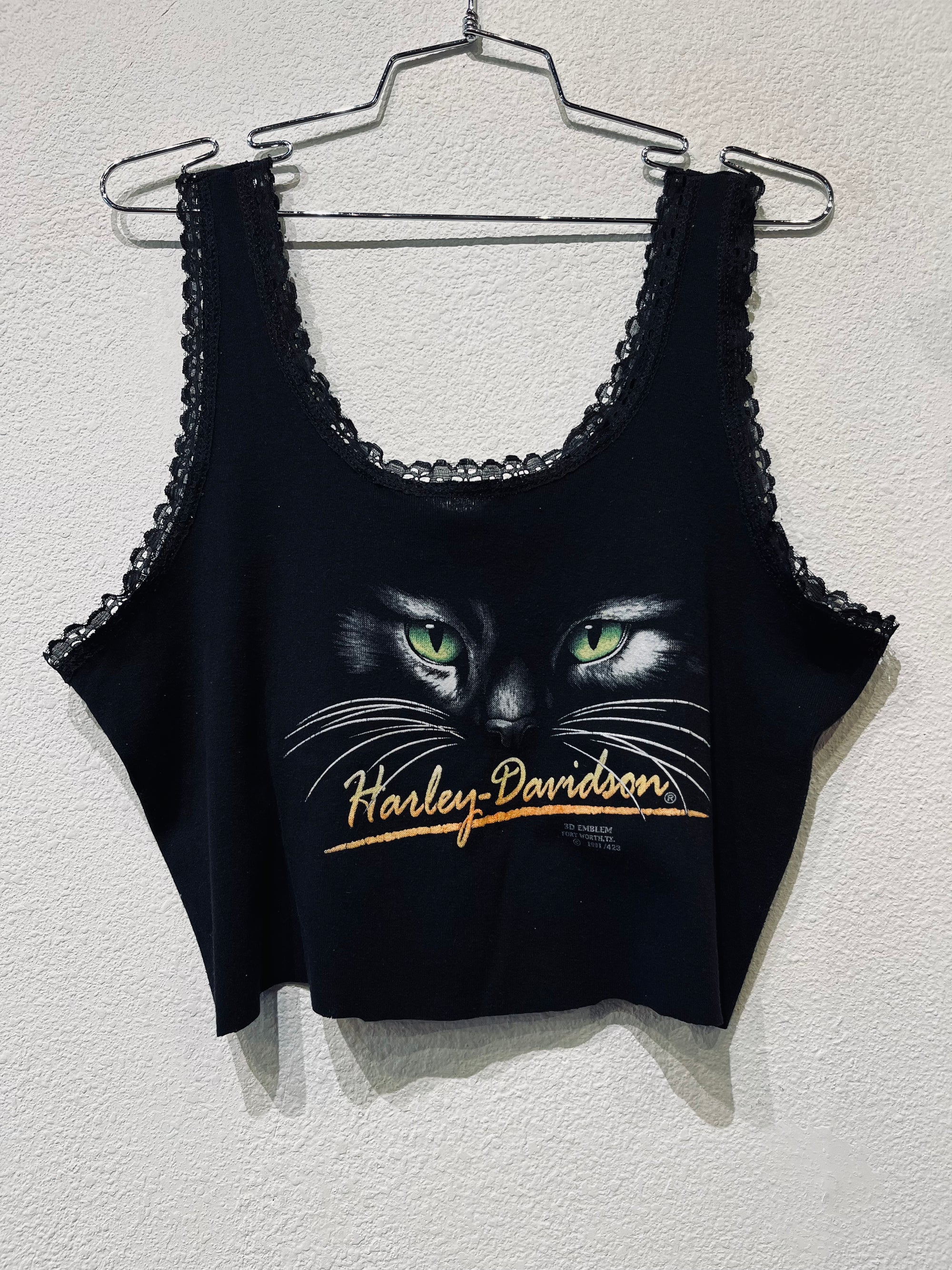 3D Emblem '91 Harley Vintage Crop Tank