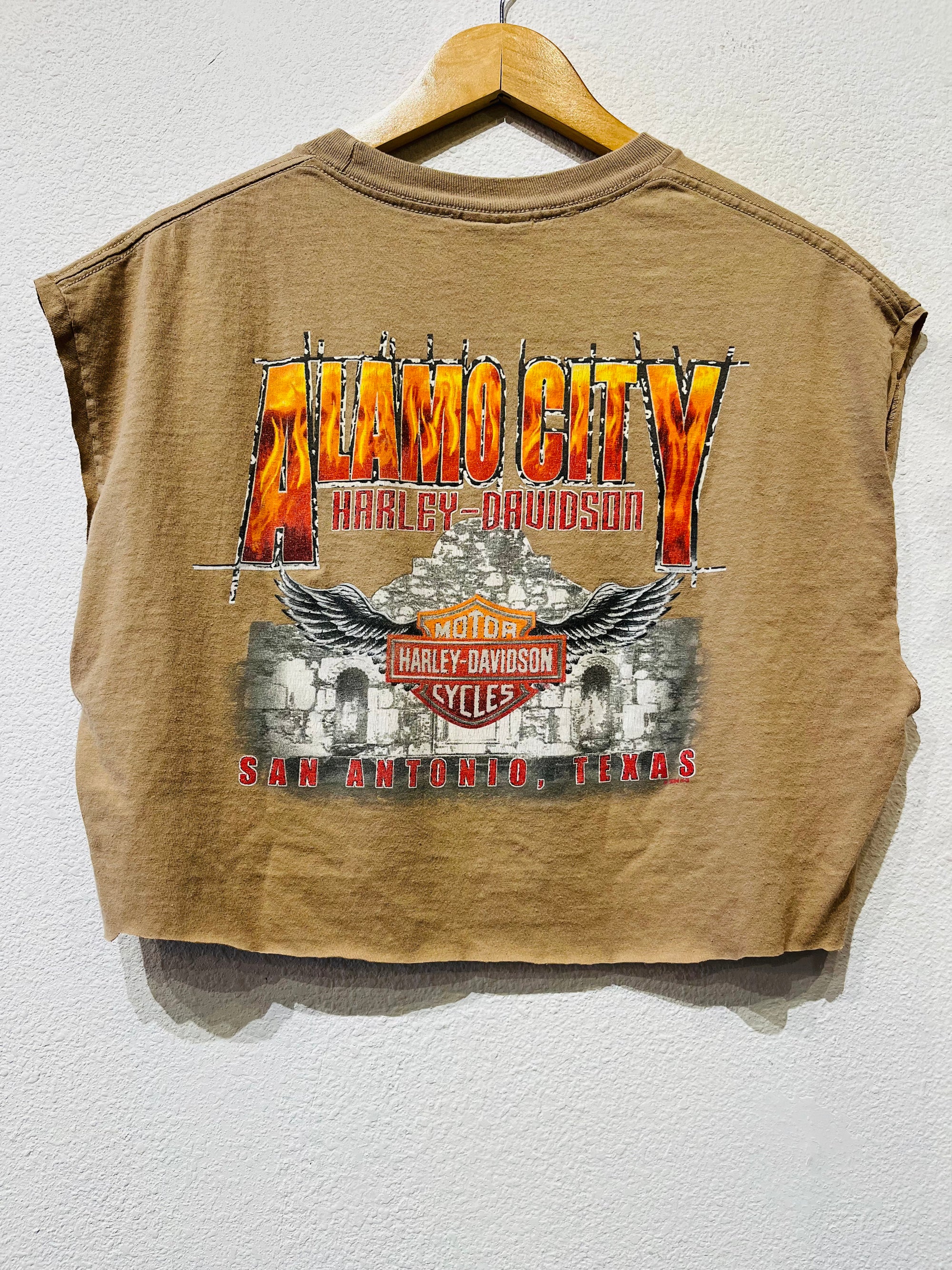 Alamo Harley Vintage Crop Tank