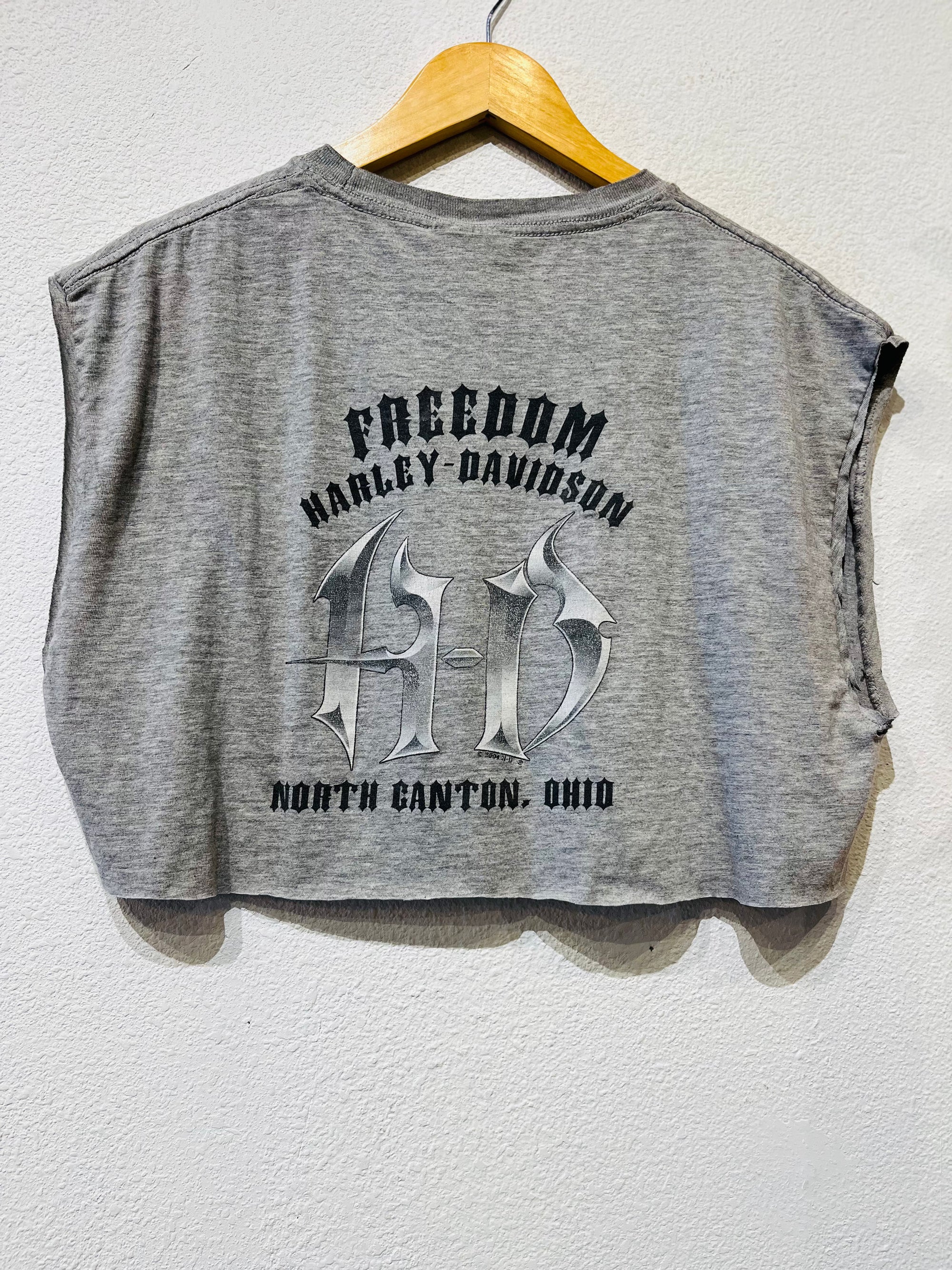 Freedom Harley Vintage Crop Tank