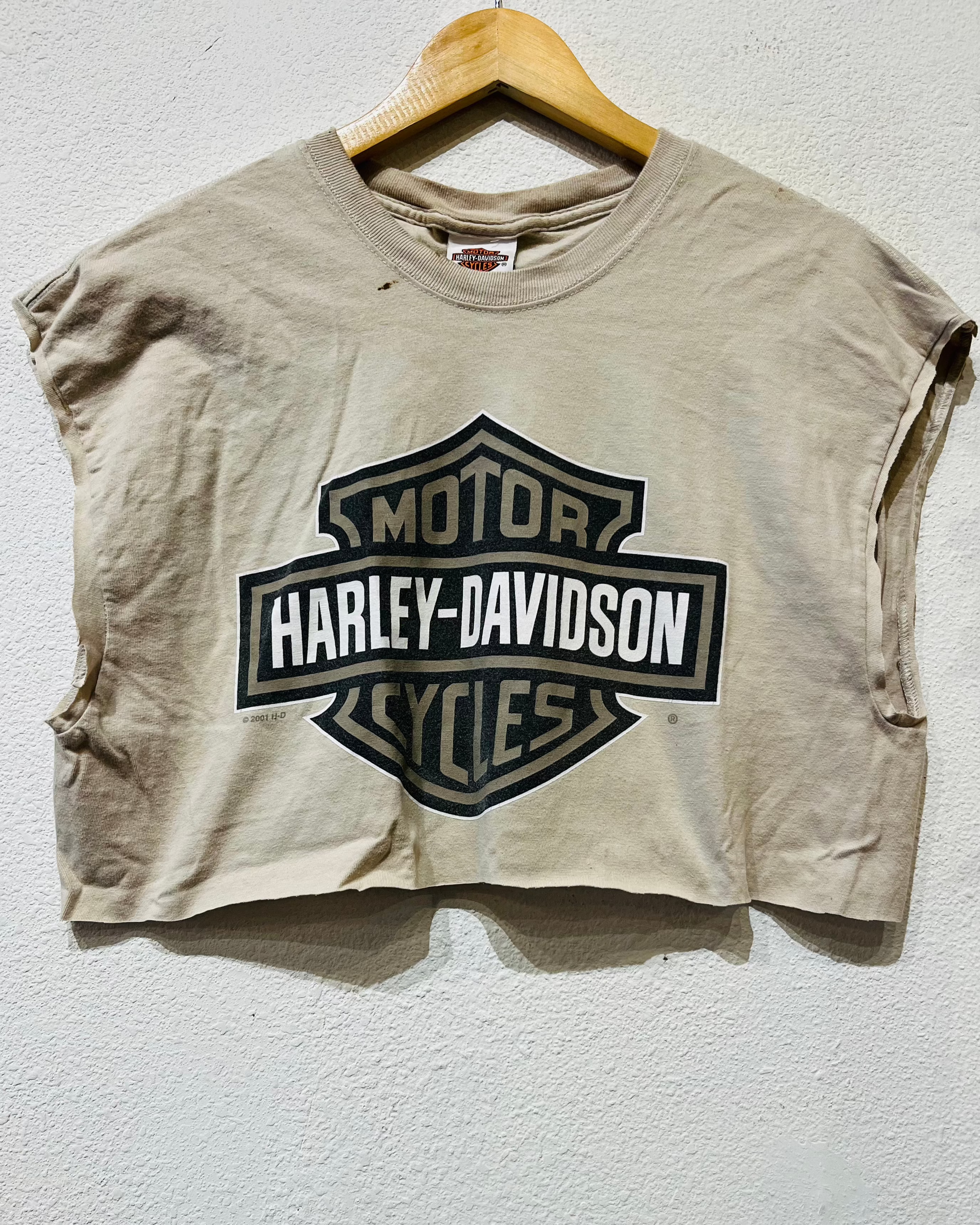 Dallas Harley Vintage Crop Tank