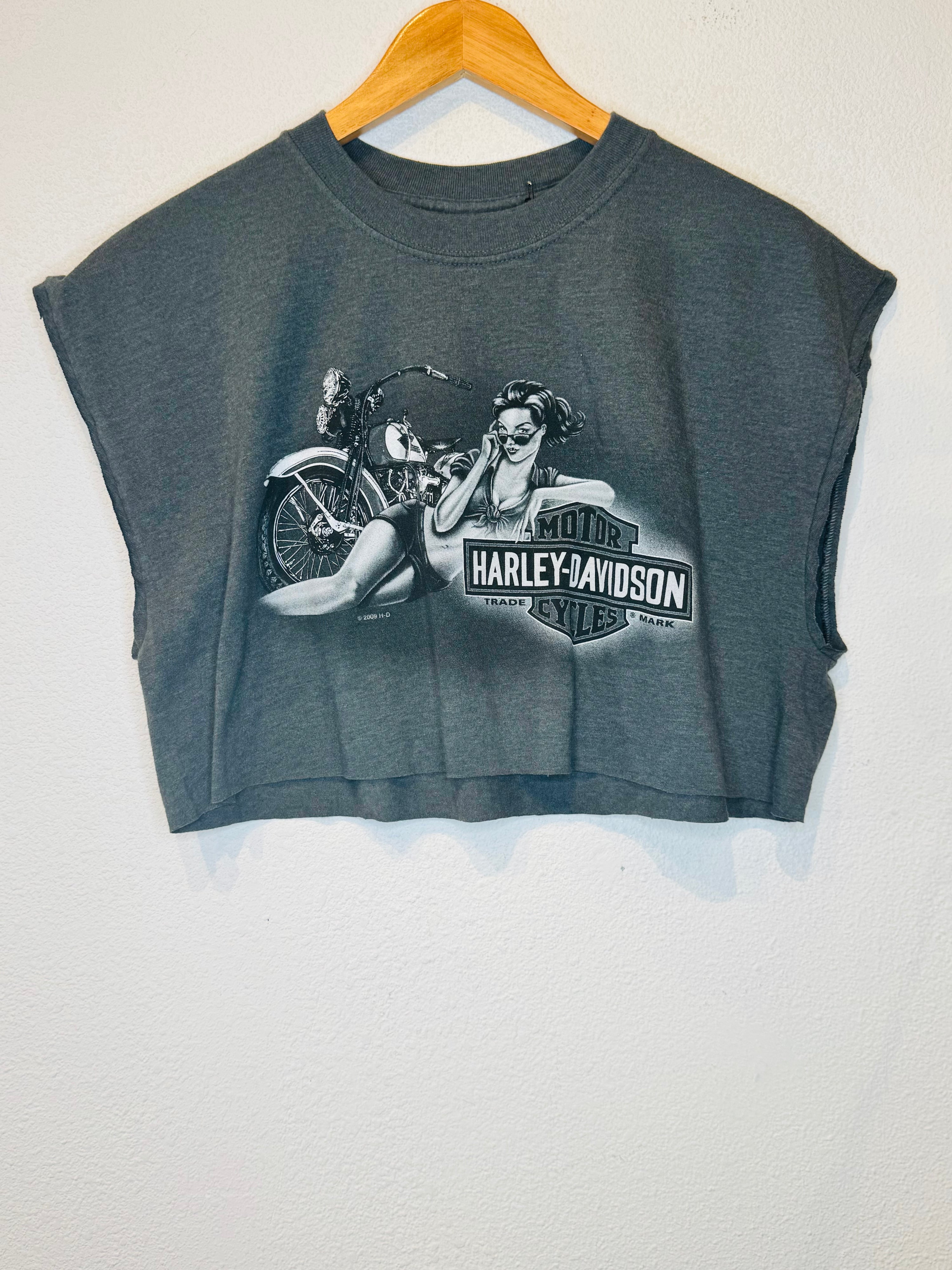 Pomona Harley Vintage Crop Tank