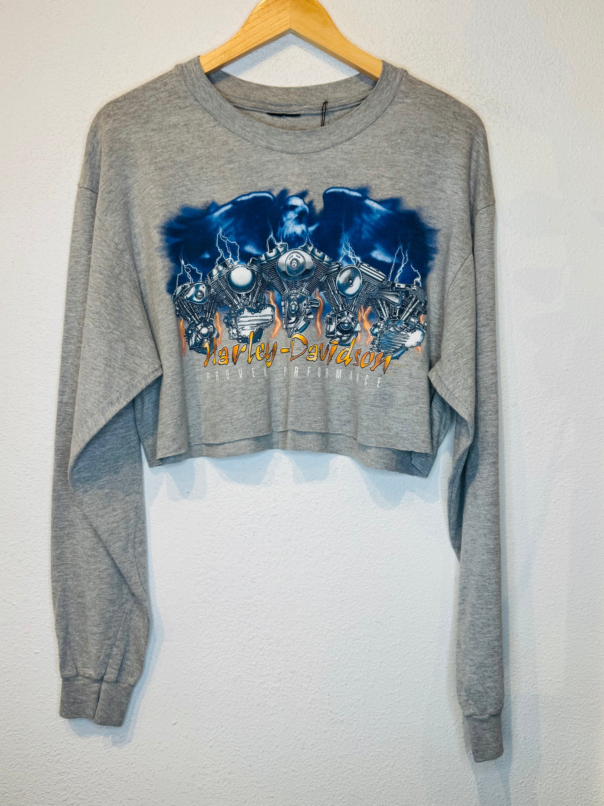 Proven Harley Vintage Crop Long Sleeve