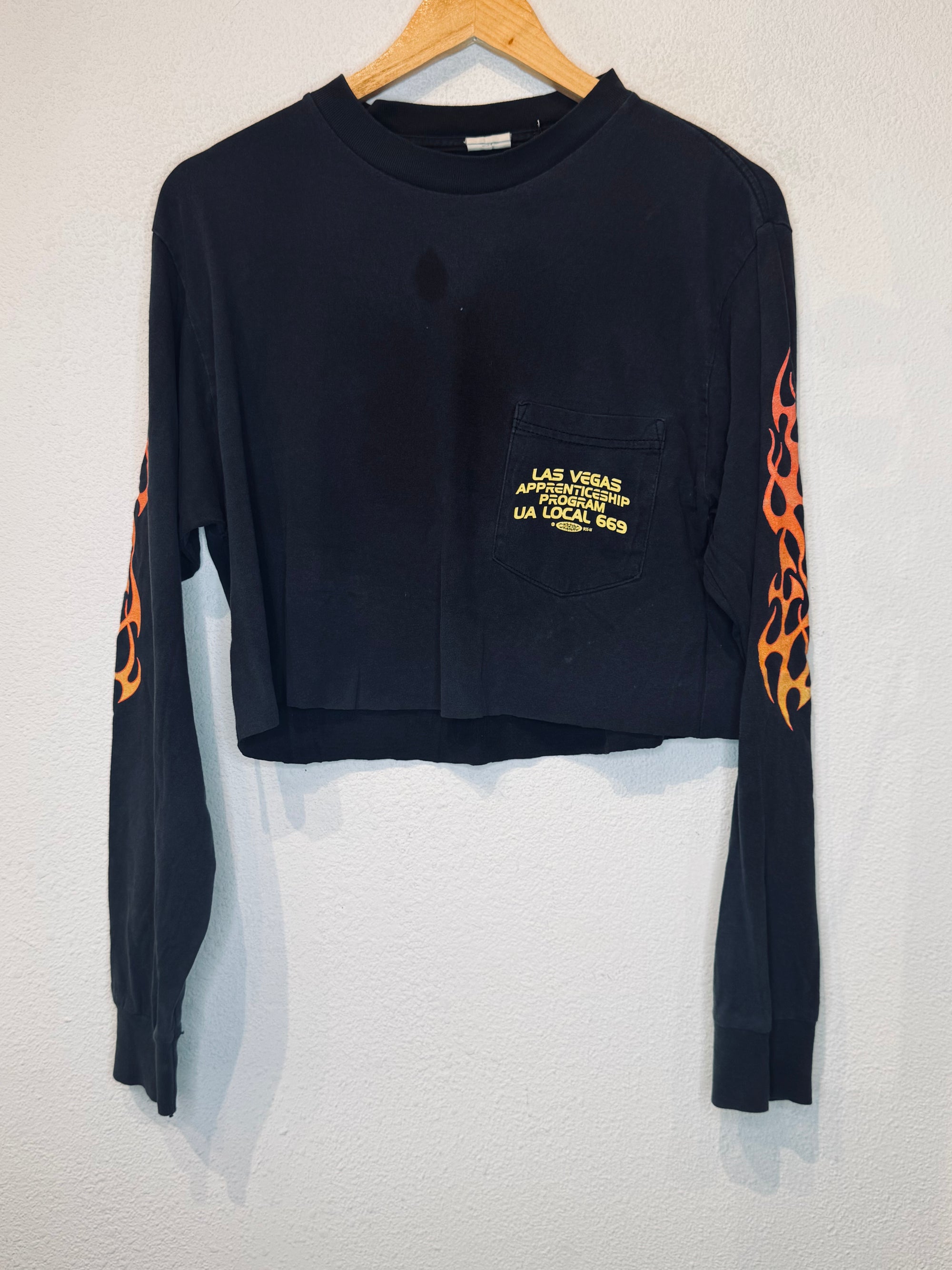 Vegas UA Local Vintage Crop Long Sleeve