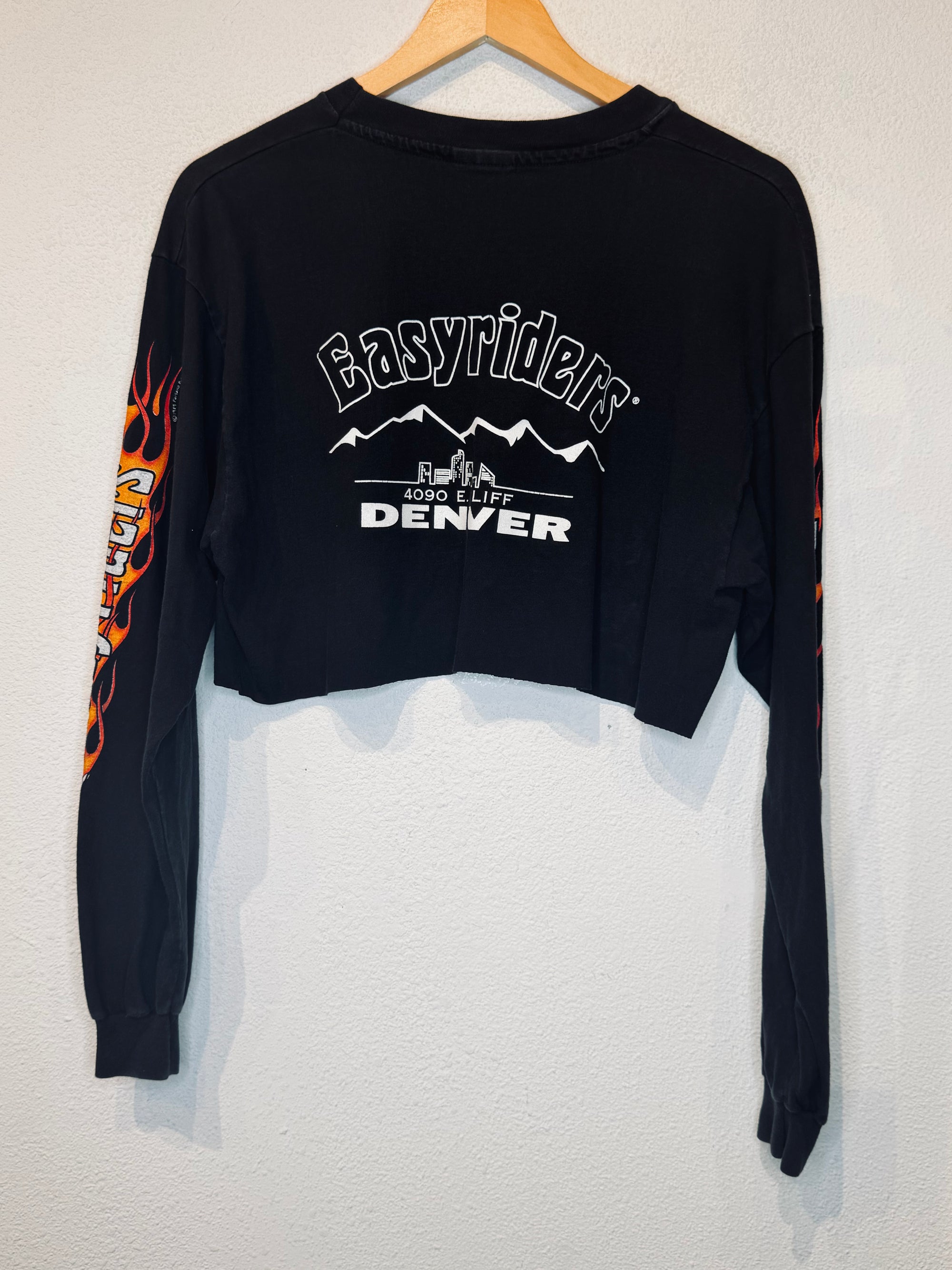 Easyriders Denver Vintage Crop Long Sleeve