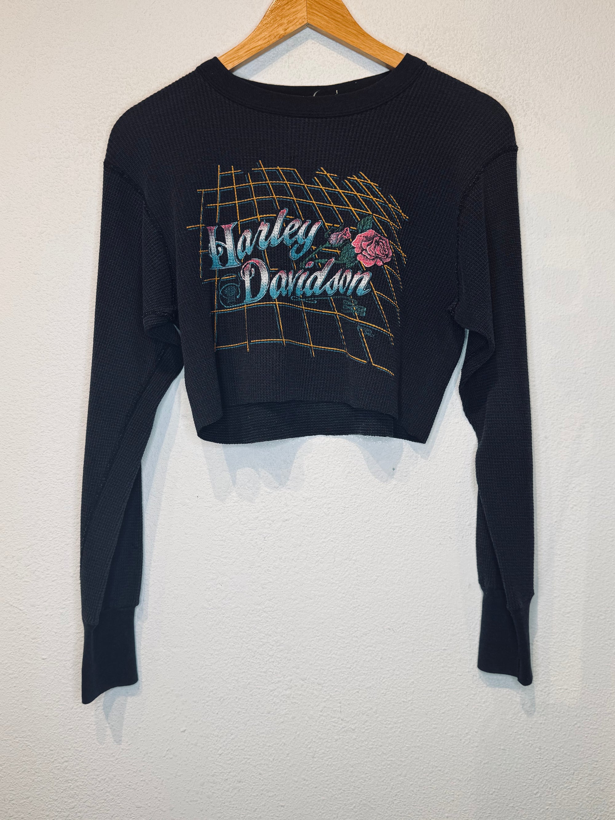 Roses Harley Vintage Crop Thermal