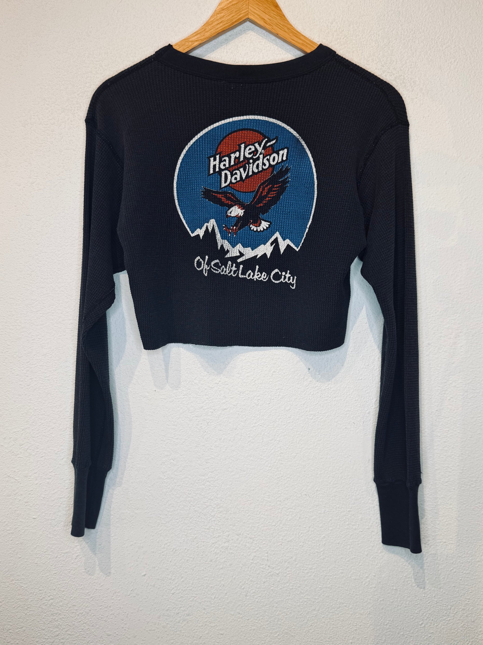 Roses Harley Vintage Crop Thermal