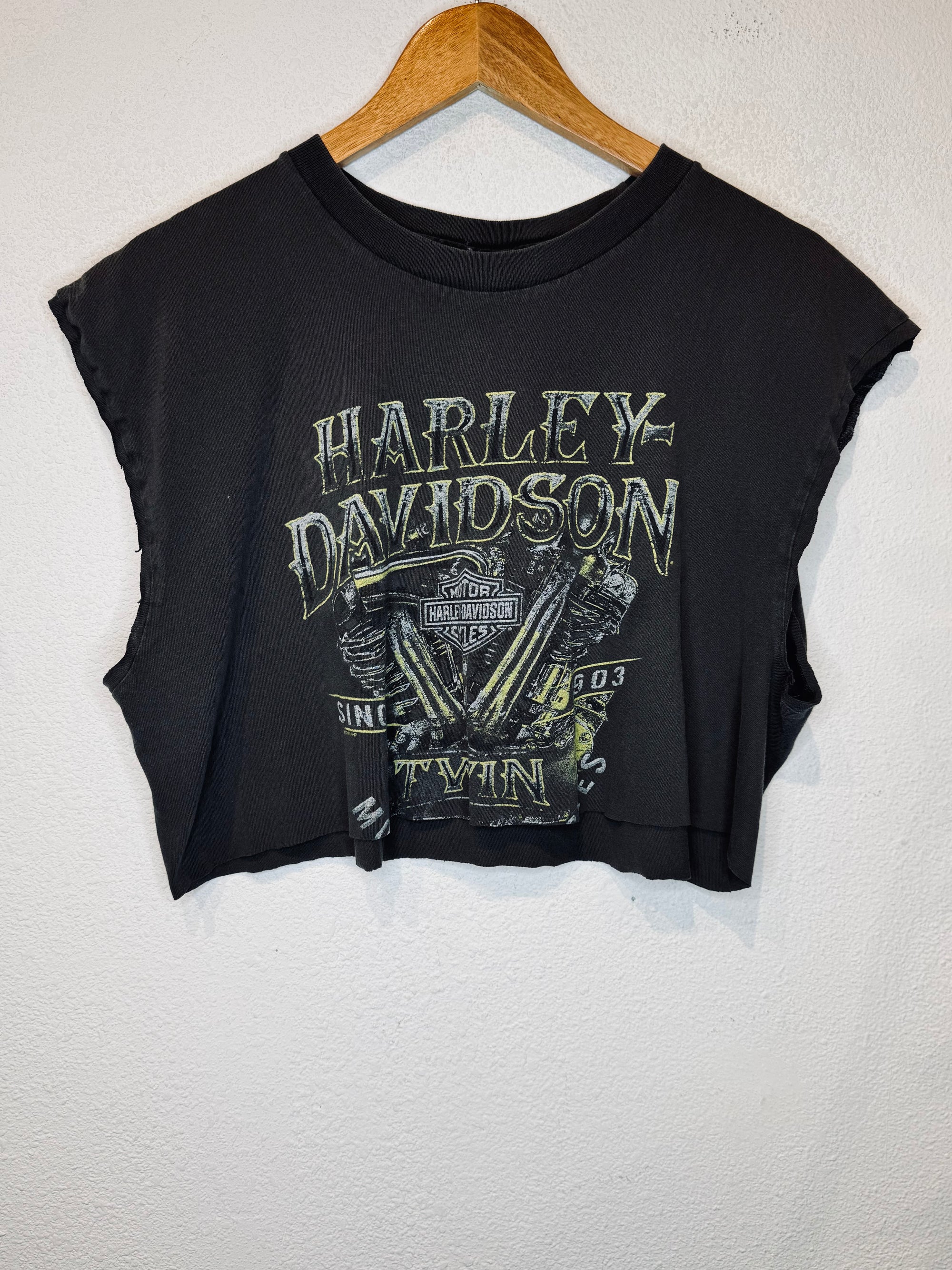 Smyrna Harley Vintage Crop Tank
