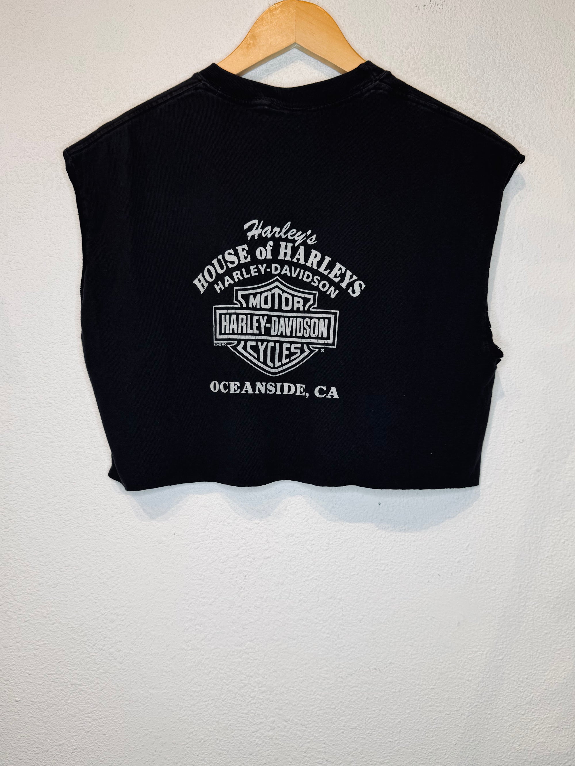 Oceanside Harley Vintage Crop Tank