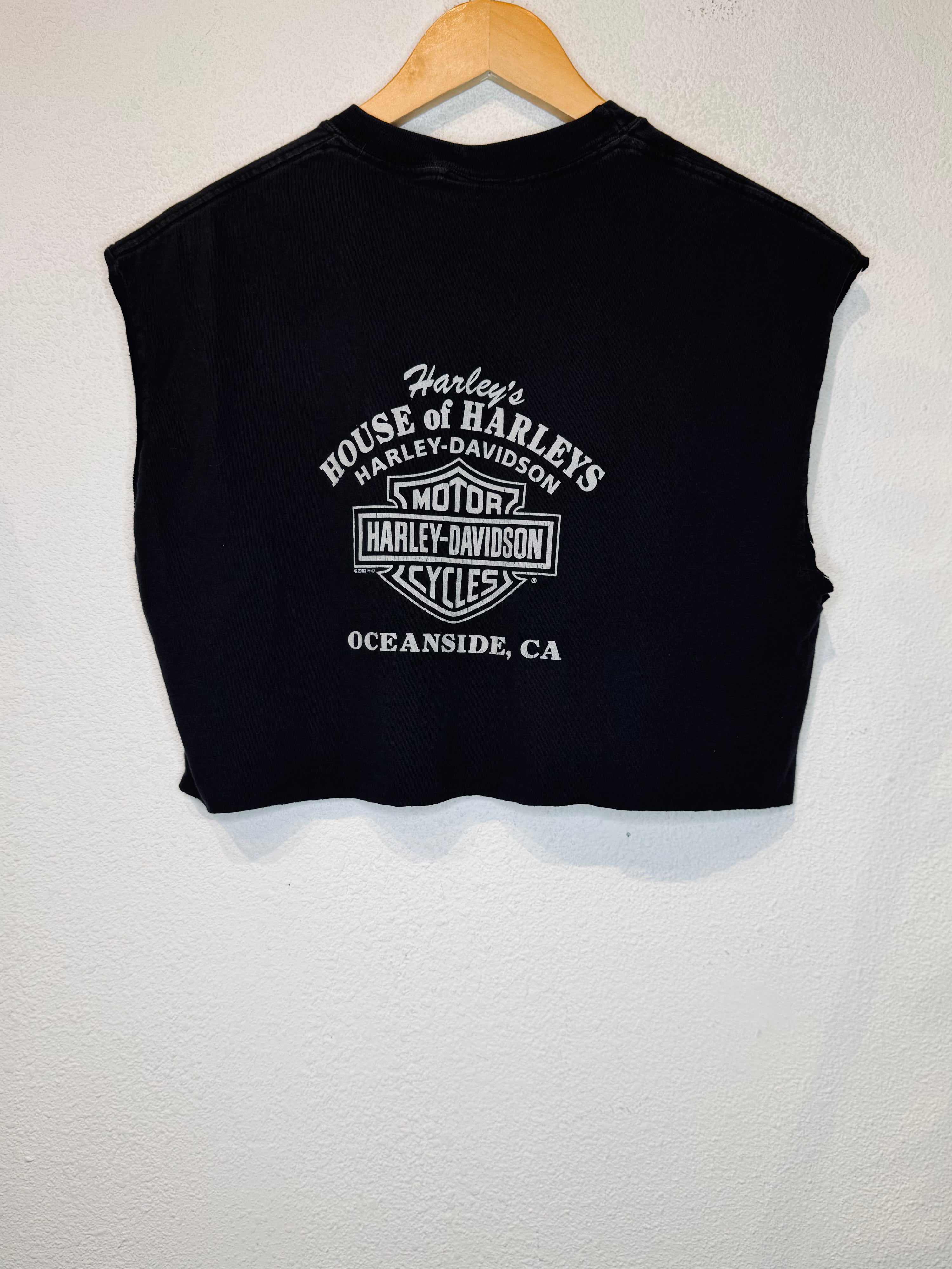 Oceanside Harley Vintage Crop Tank