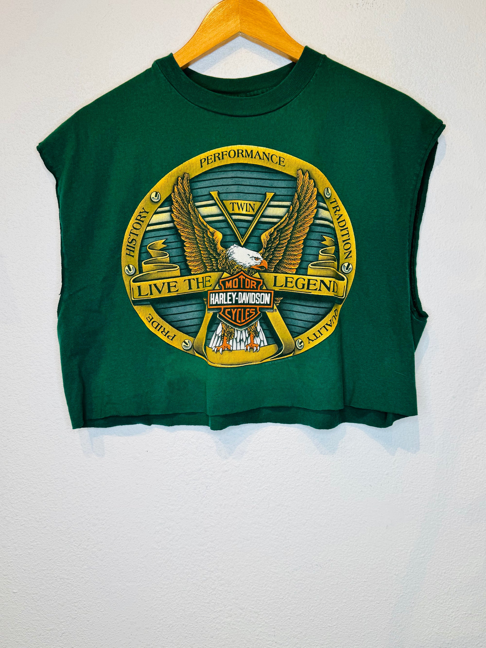 Beaver Falls Harley Vintage Crop Tank