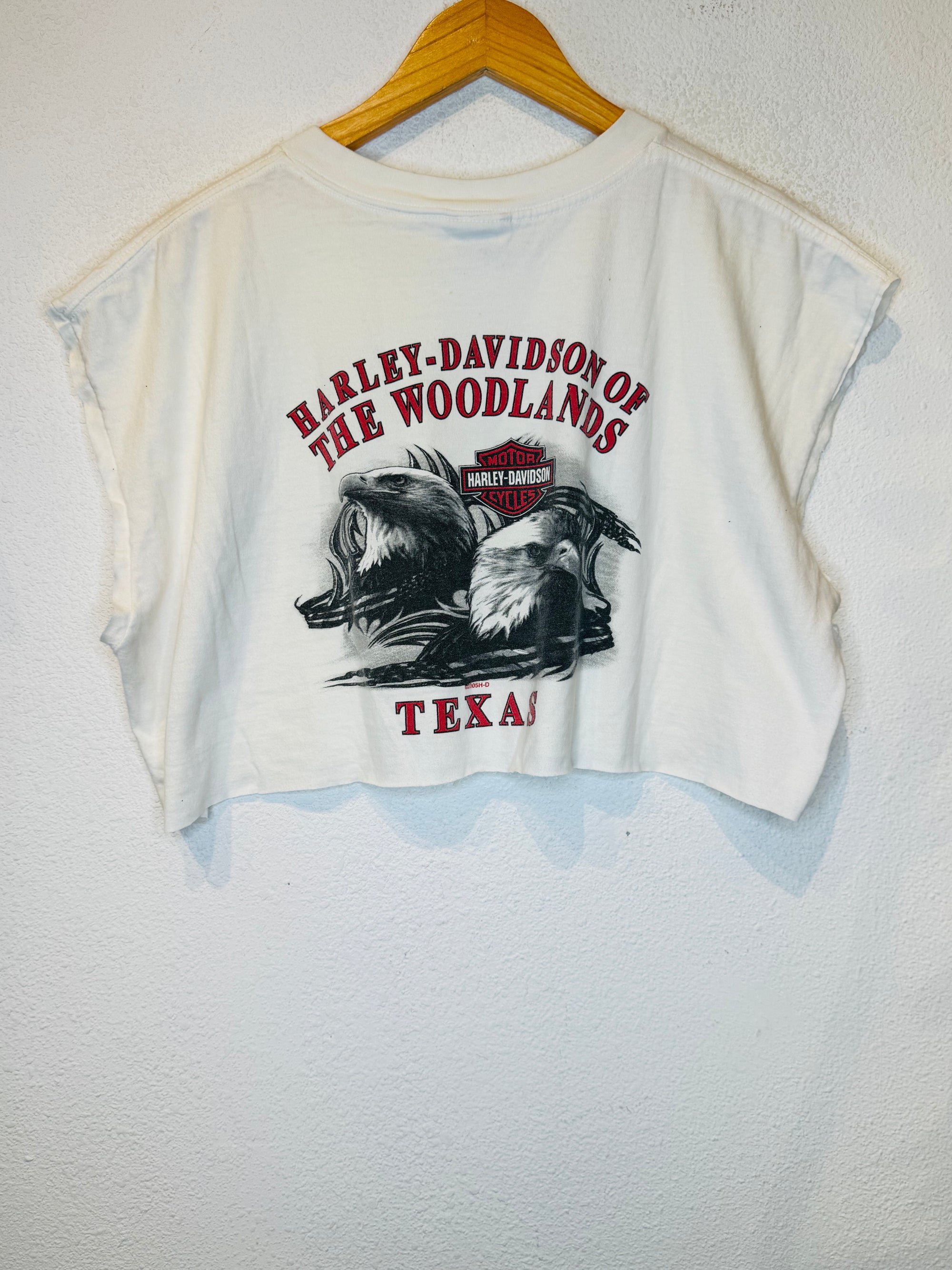 Woodlands Harley Vintage Crop Tank