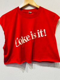 Coke is It '86 Vintage Crop Tank