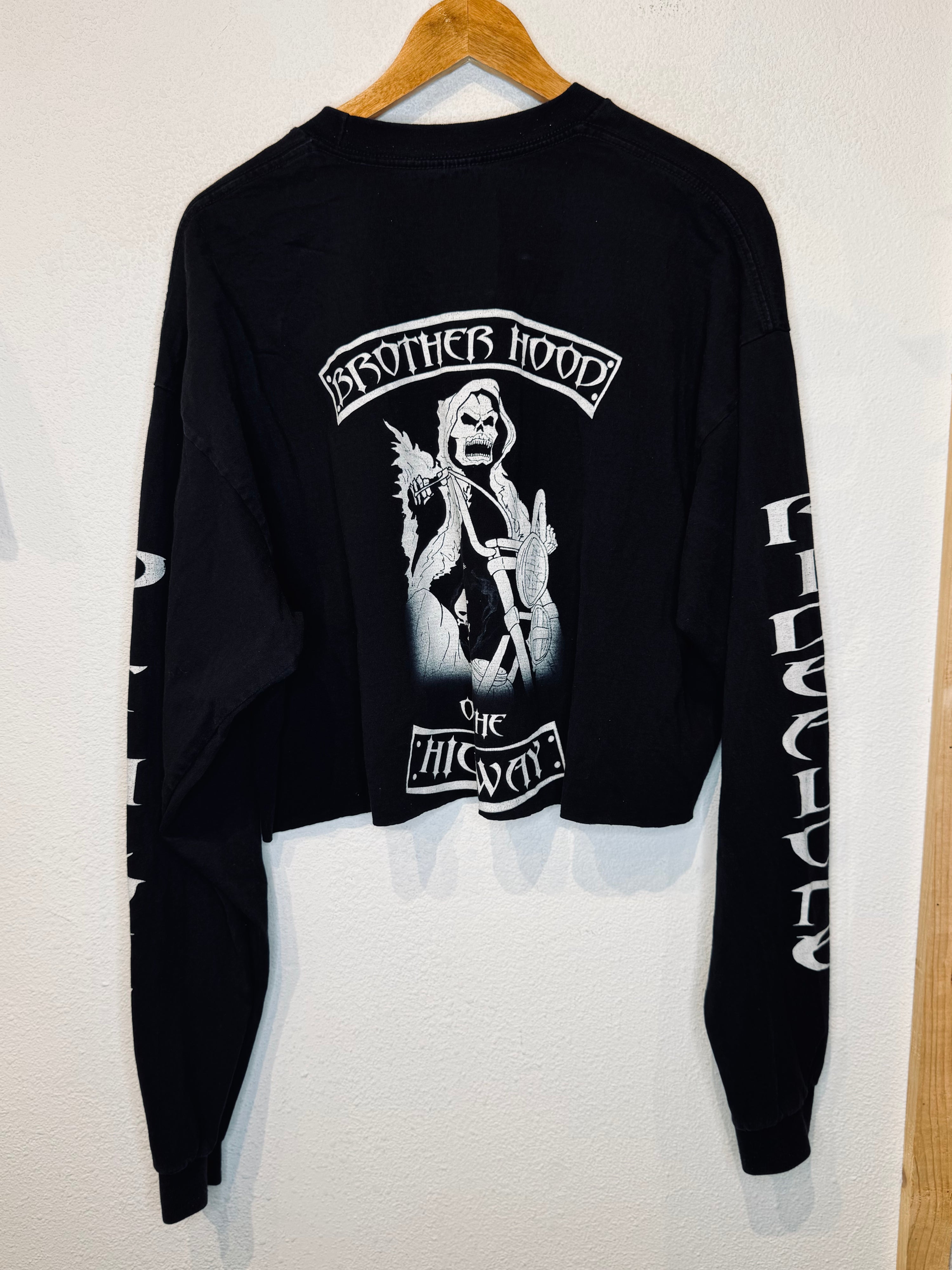 Brotherhood Highway Vintage Crop Long Sleeve