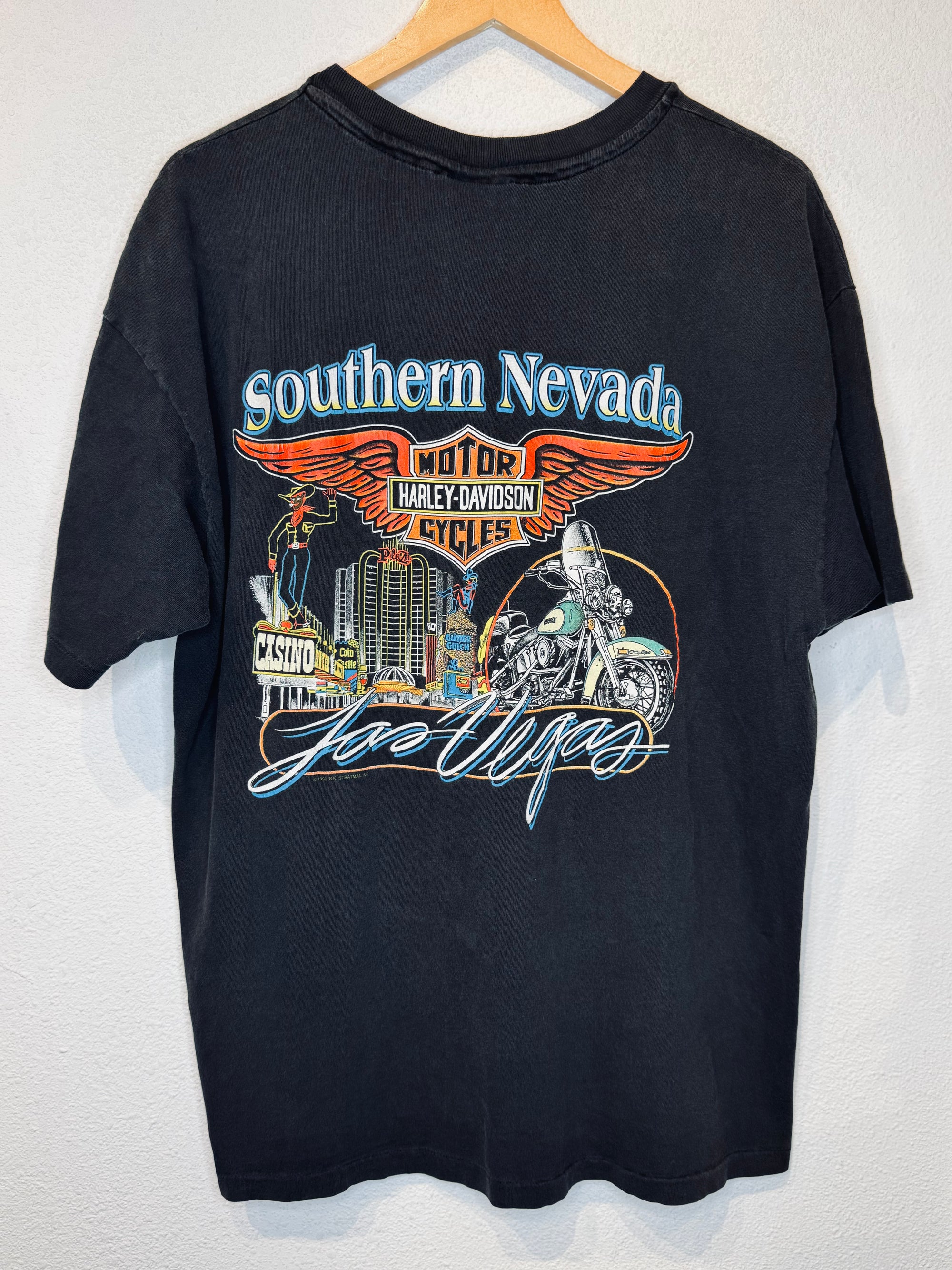Vegas Harley Vintage Tee