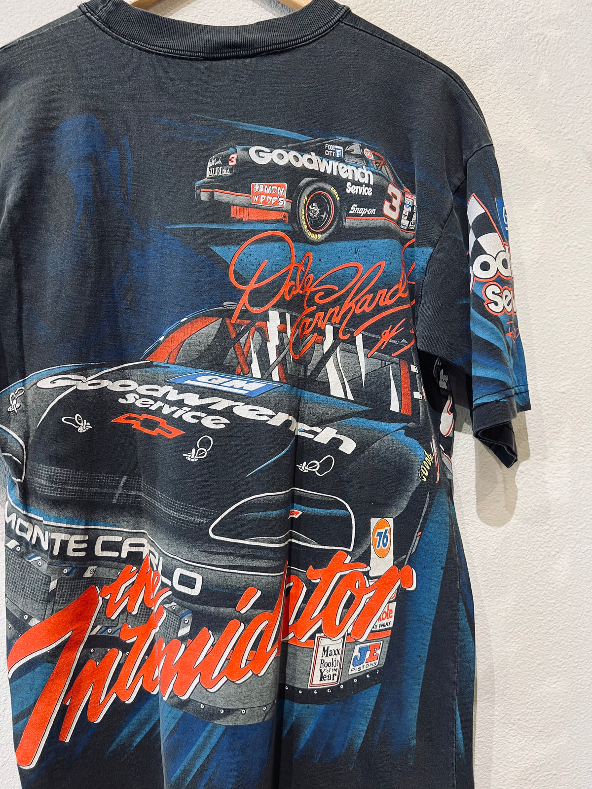 All Over 7 Time Dale Earnhardt Vintage Tee