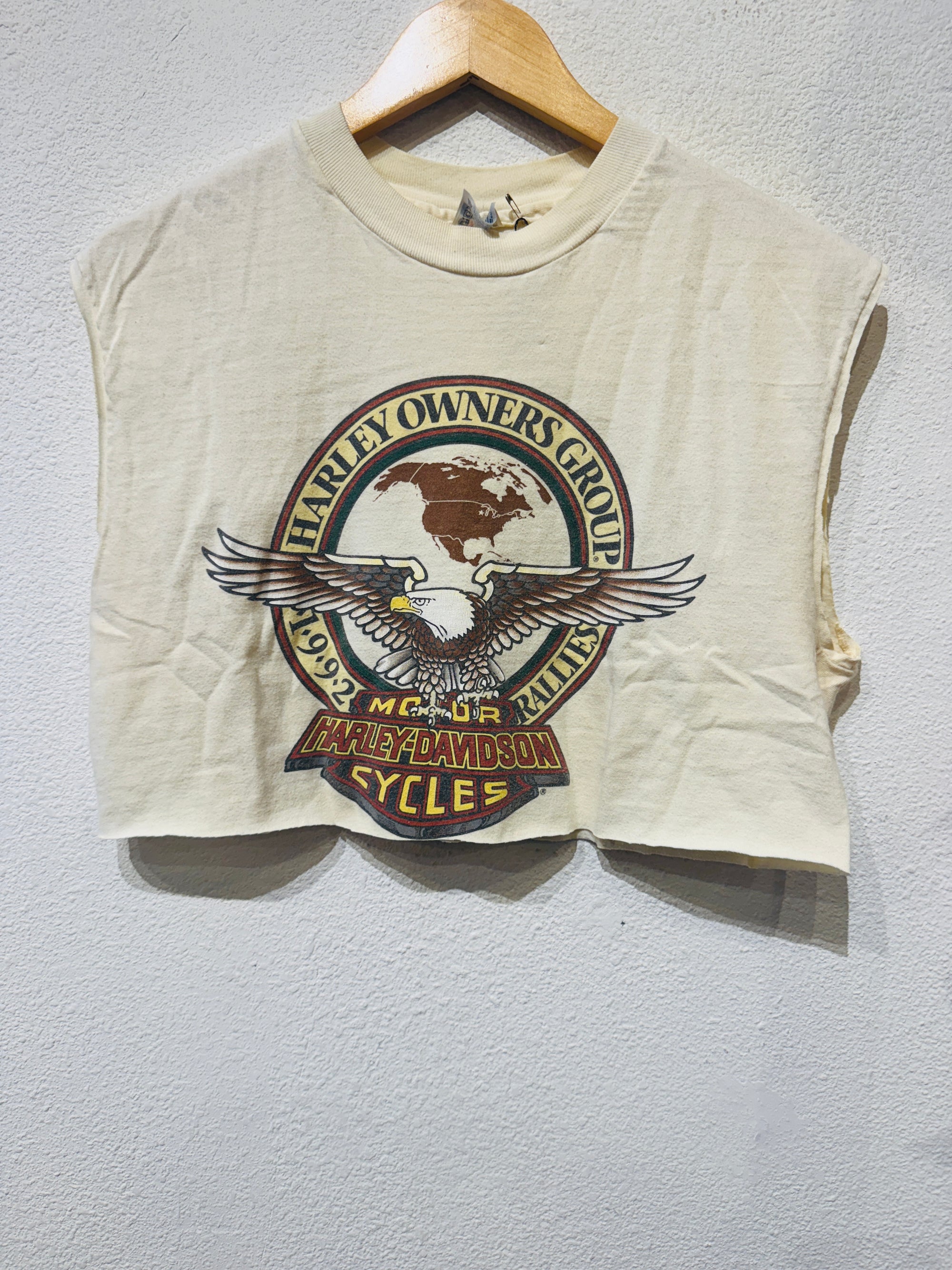 Harley Owners '92 Vintage Crop Tank
