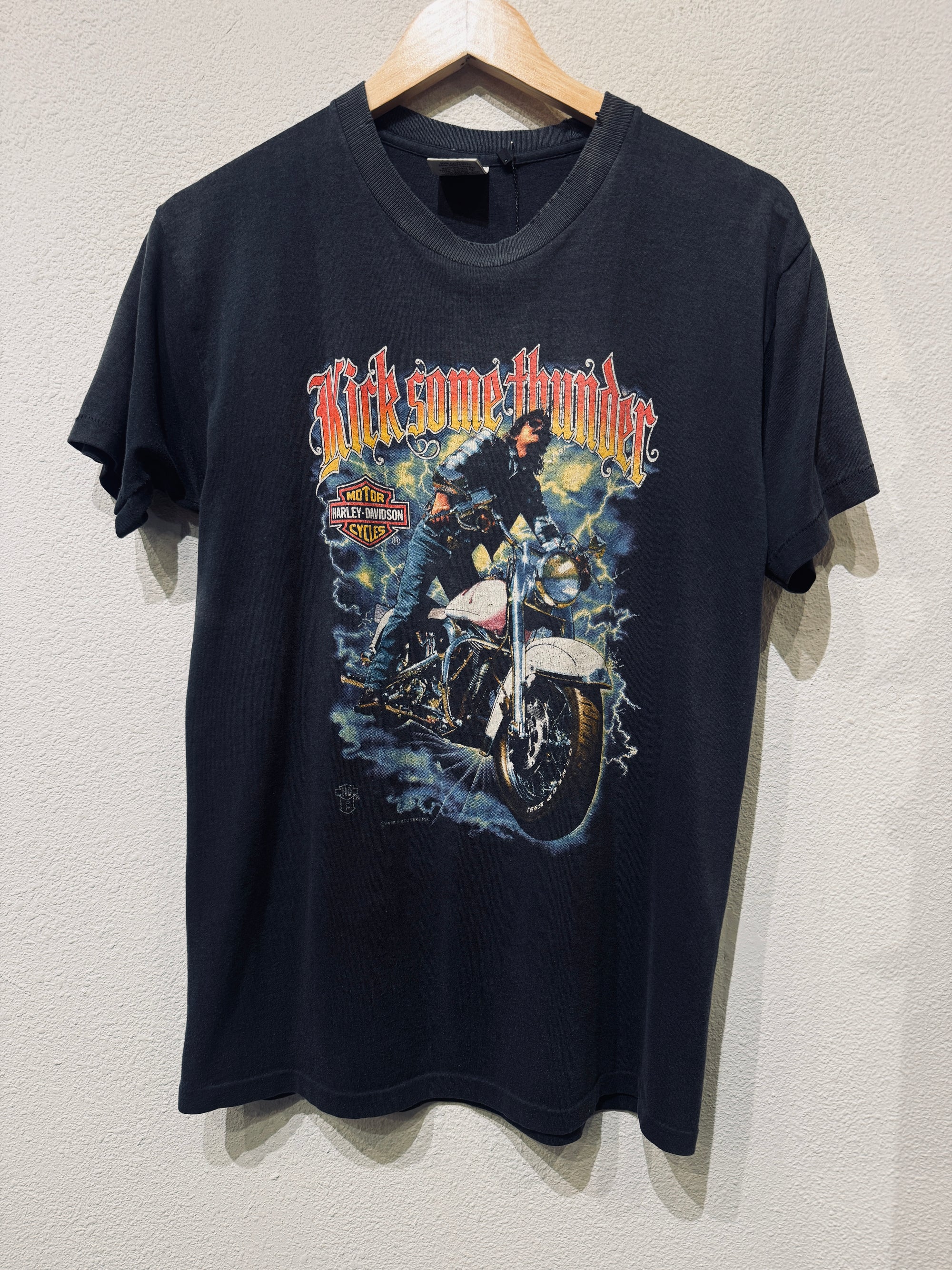 Kick Some Thunder '88 Harley Vintage Tee