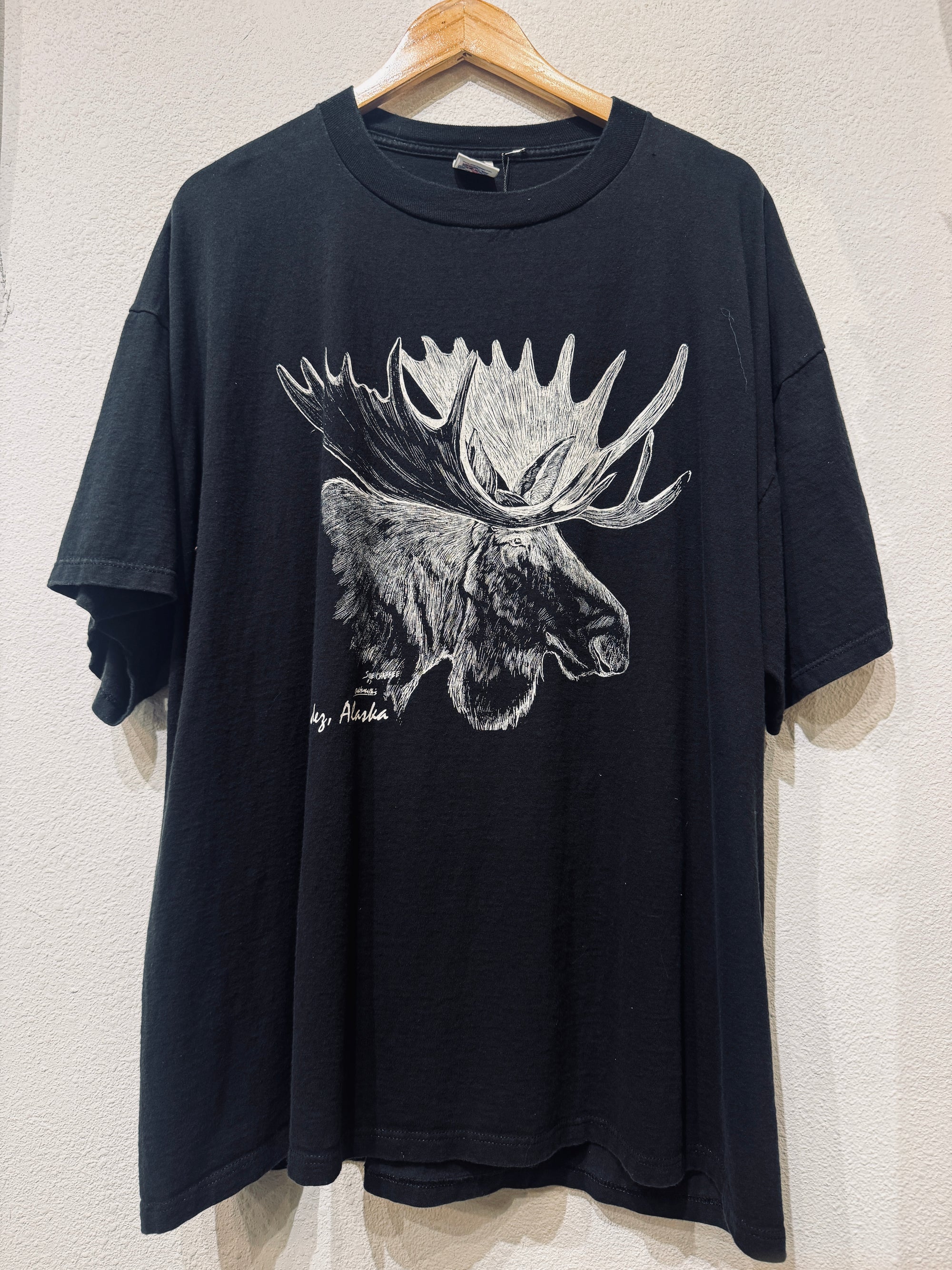 Alaska Moose Vintage Tee