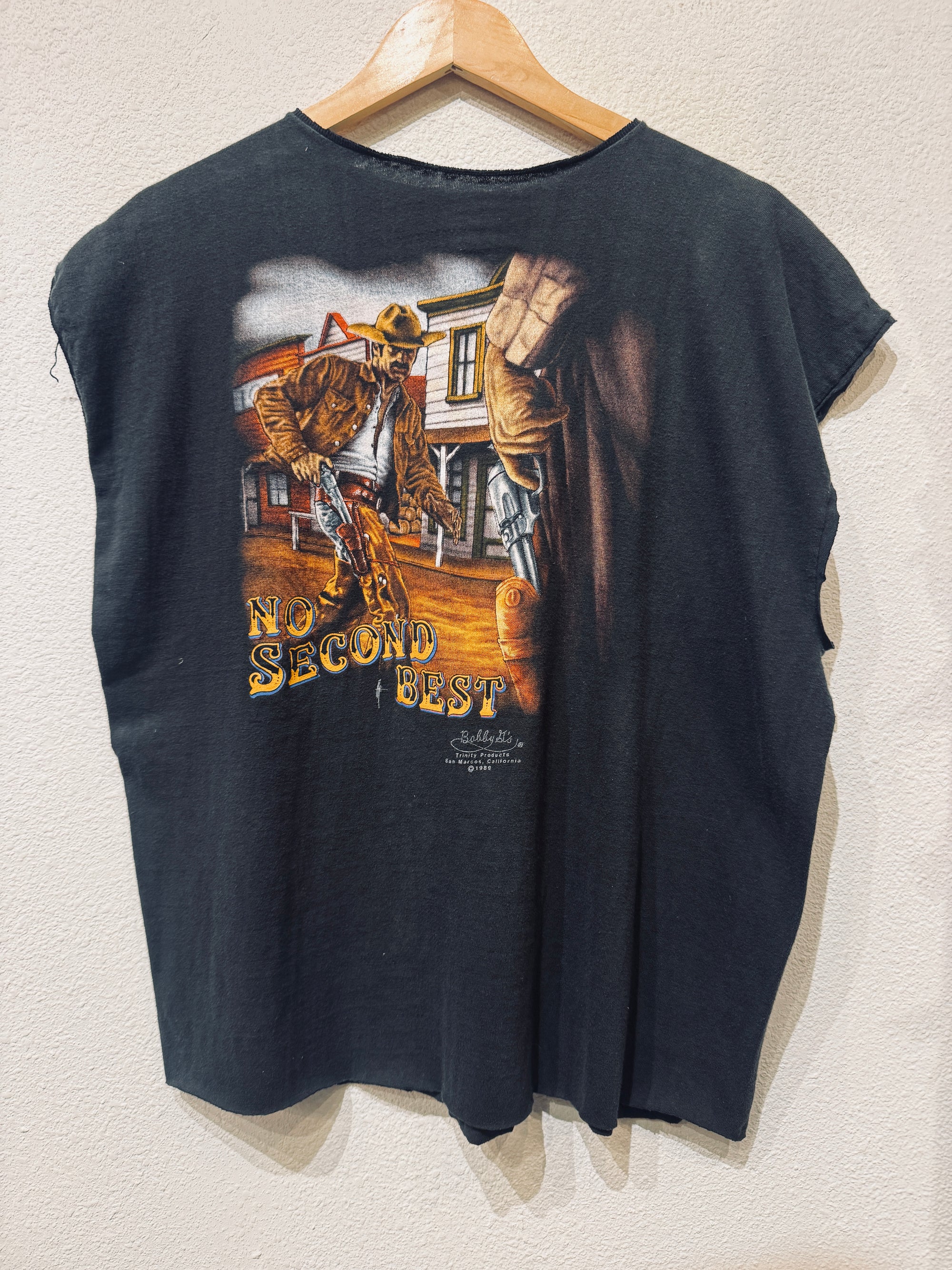 No Second Best '89 3D Emblem Vintage Tank