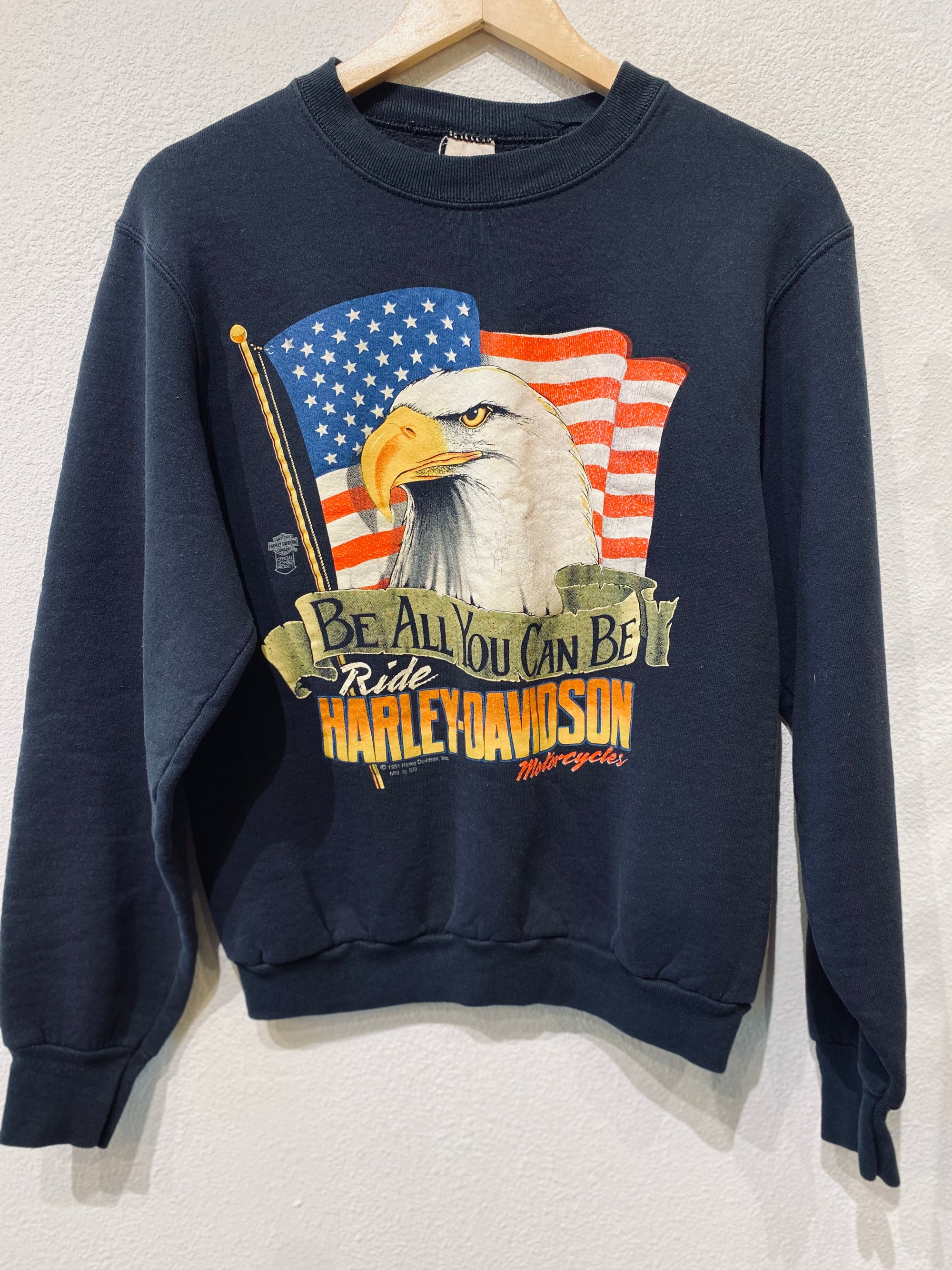 All You Can Be '91 Harley Vintage Crewneck