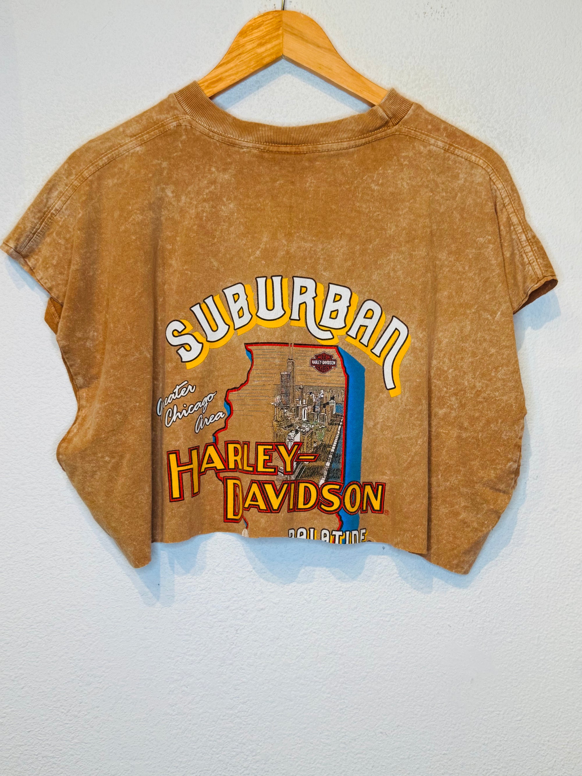 Suburban Harley Vintage Crop Tank